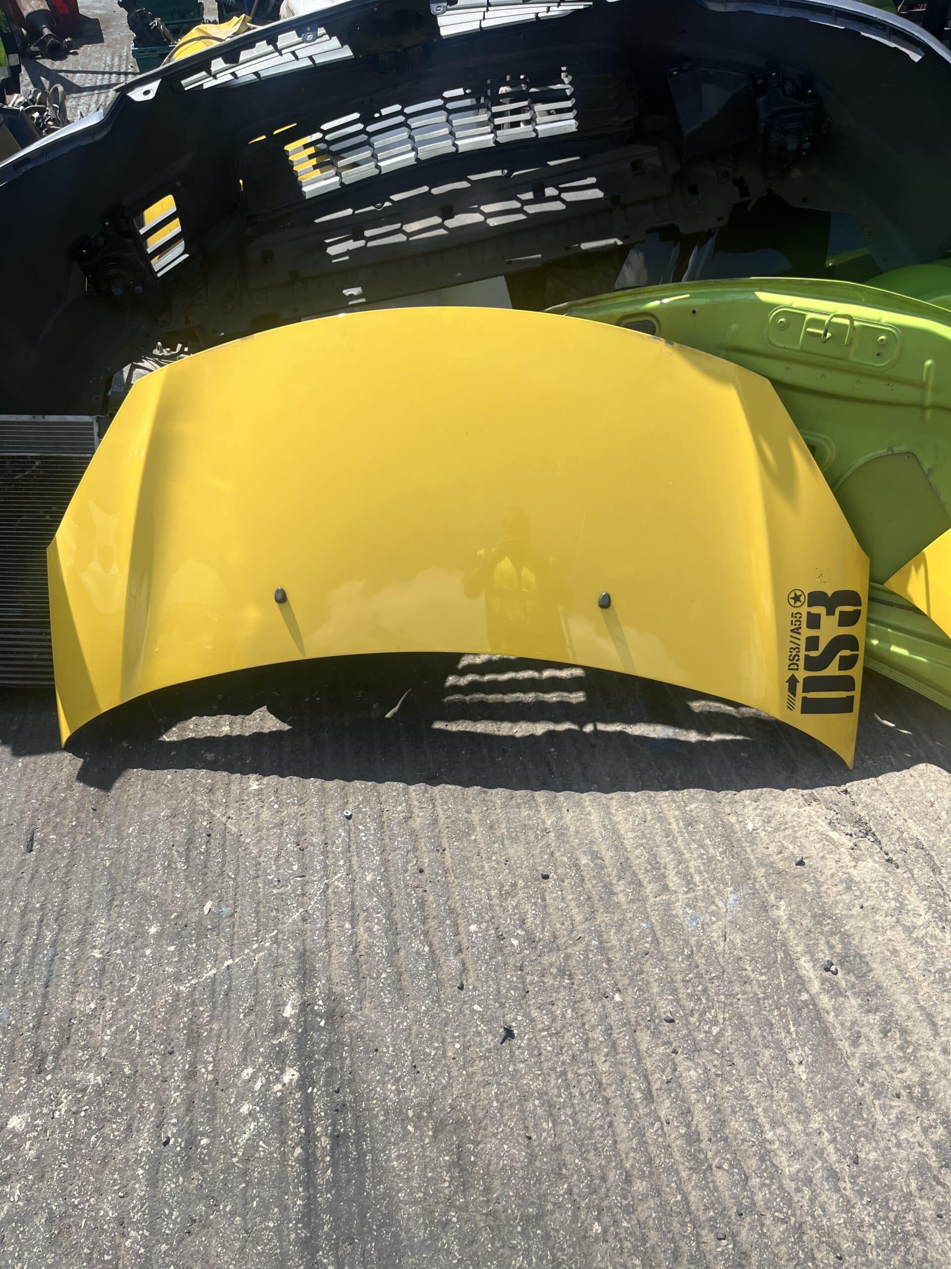 Citroen DS3 2009-2018 Bonnet – Yellow ( Collection Only Part )