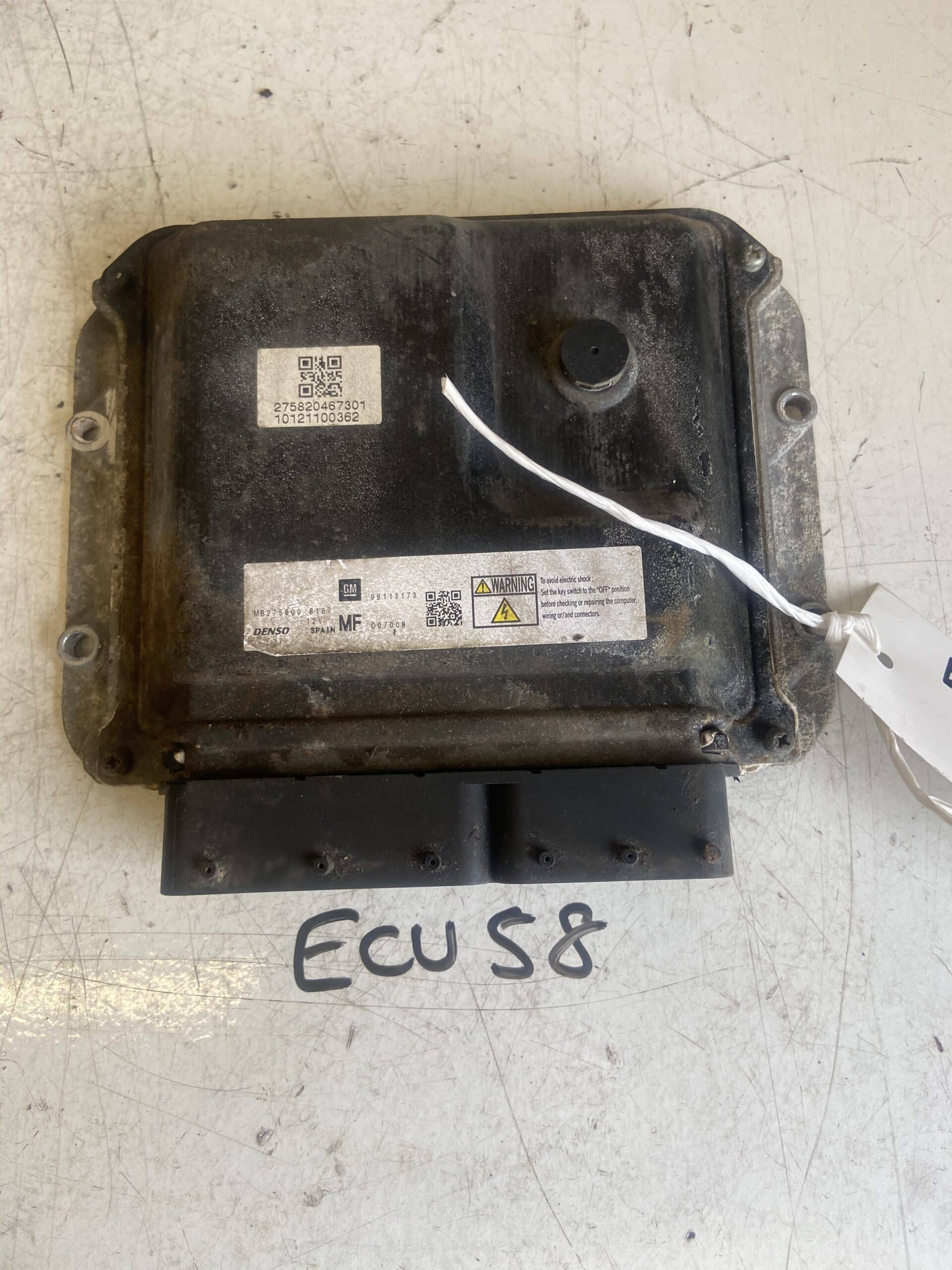 Vauxhall Astra /Zafira 2005-2011 1.7 CDTI (A17DTJ) ECU – 98113173