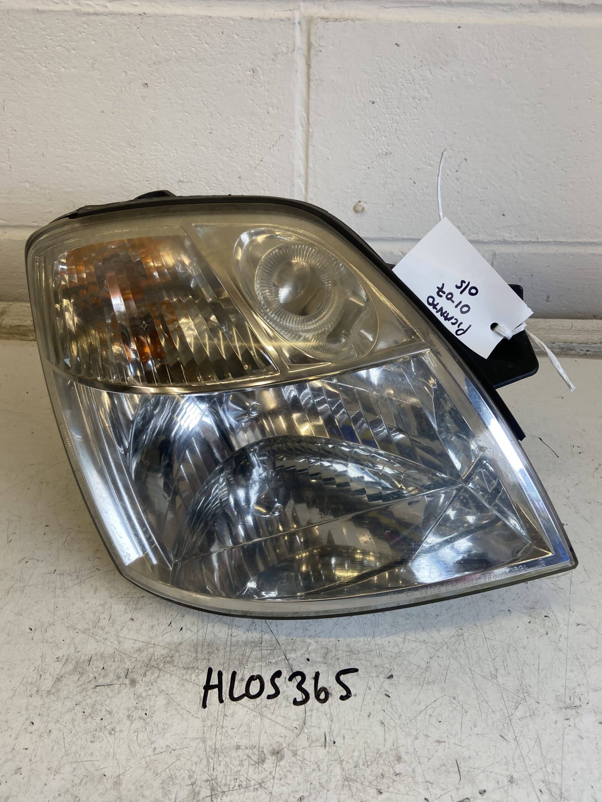 Kia Picanto 2001-2007 Hatchback Off Side Headlamp