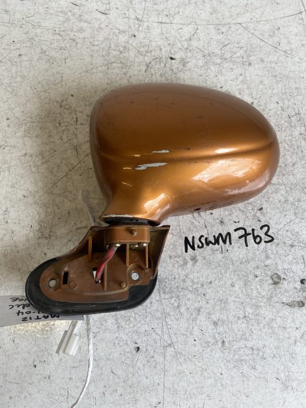 Daewoo Matiz 1998-2004 Near Side Door Mirror Electric in Gold/Orange