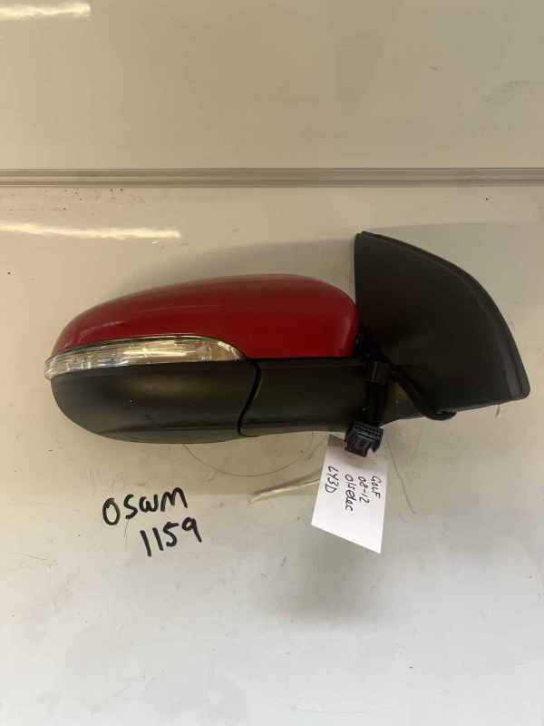 Volkswagen Golf 2008-2012 Hatchback / Estate Off Side Electric Door Mirror – RED LY3D