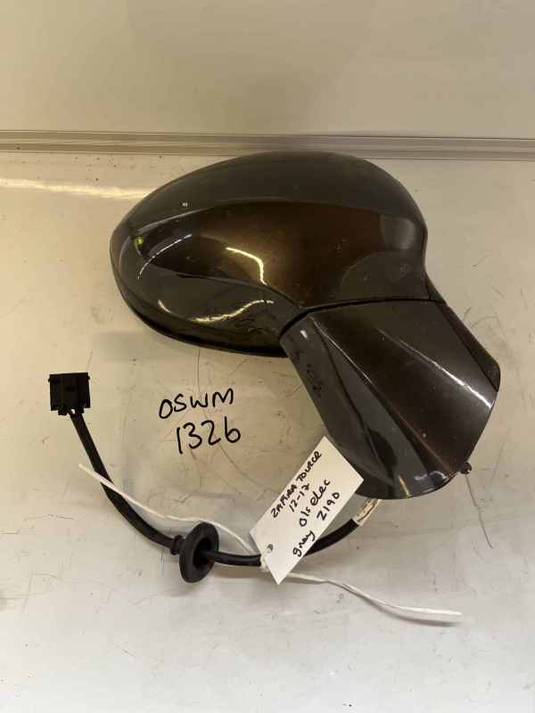 Vauxhall Zafira Tourer 2012-2017 MPV Off Side Electric Door Mirror – Grey Z190 Colour Code