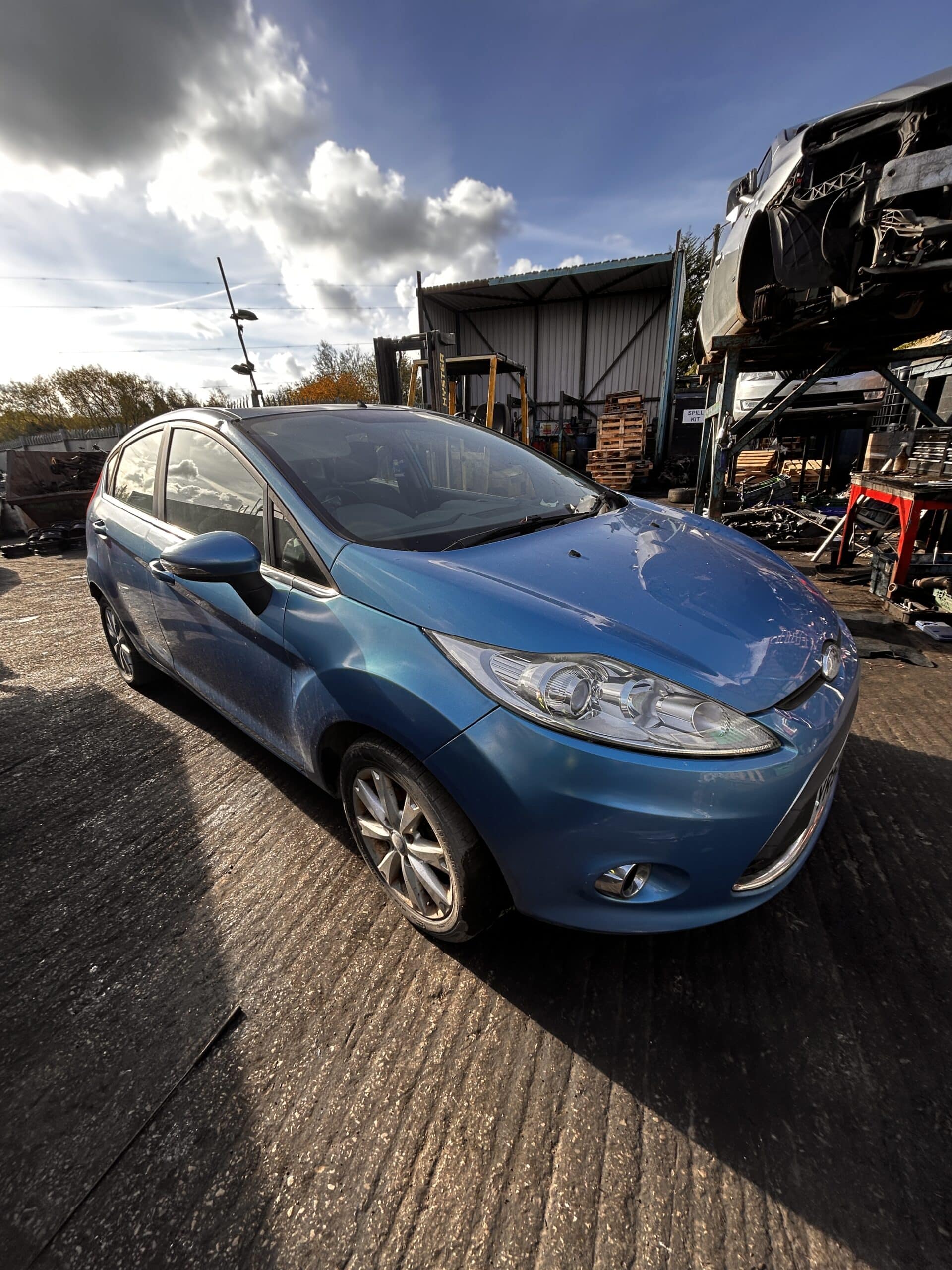 Ford Fiesta Zetec TDI Mk7 2009-2017 (2009) 1.4 Diesel 5 Door Hatchback Manual 5 Speed Blue 99 Breaking for Parts