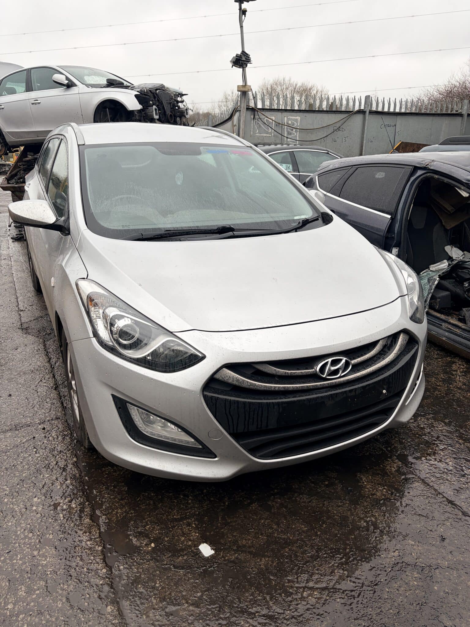 Hyundai I30 CRDI Active Mk2 2012 – 2017 1.6 Diesel Estate 6 Speed Manual Silver RAH Breaking for Parts