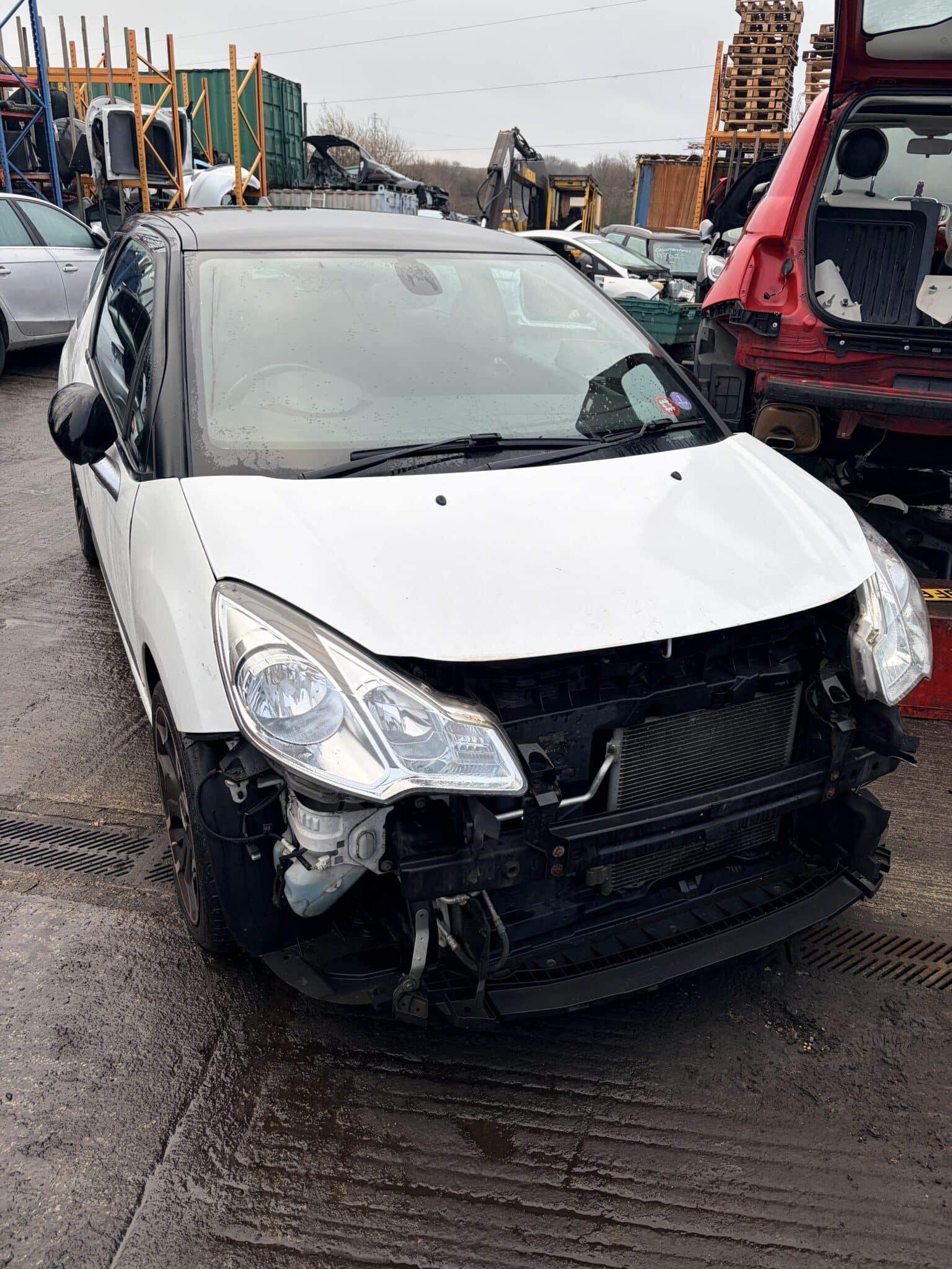 Citroen DS3 D Style 2009-2018 1.6 Petrol Manual 5 Speed 3 Door Hatchback White EWP / EXY Breaking for Parts