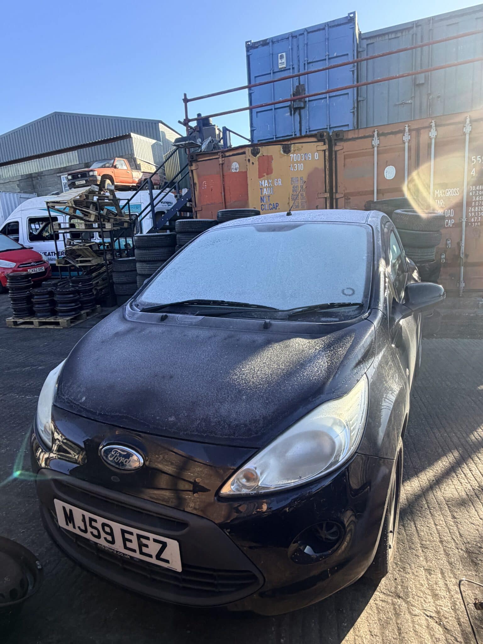 Ford Ka Style Plus Mk2 2009-2016 1.2 Petrol Manual 3 Door Hatchback Black 90 Breaking for Parts
