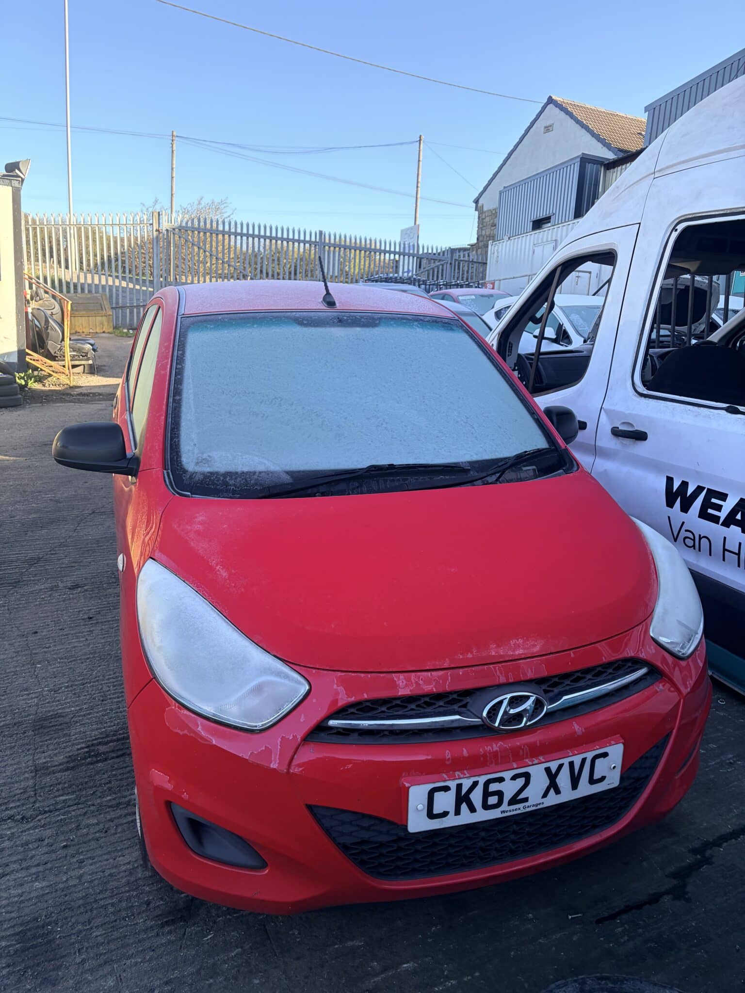 Hyundai I10 Classic 2008-2014 1.2 Petrol Manual 5 Speed 5 Door Hatchback Red H4 Breaking for Parts