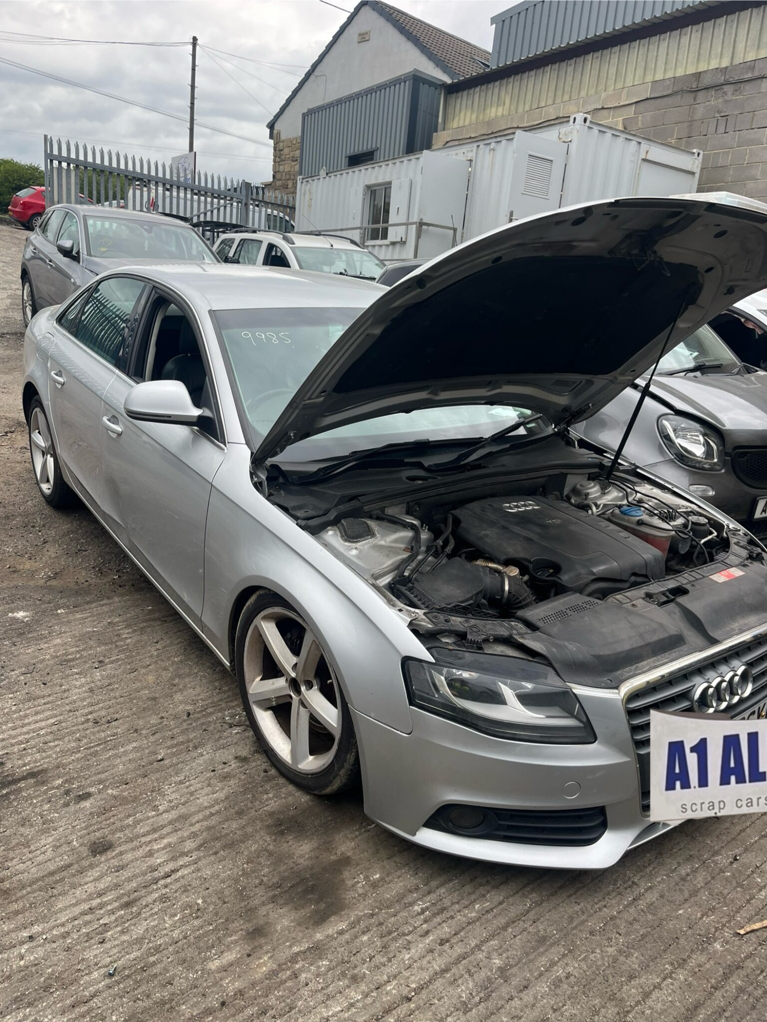 Audi A4 2008-2012 2.0 TDI 6 Speed Manual Silver LX7W Breaking For Parts