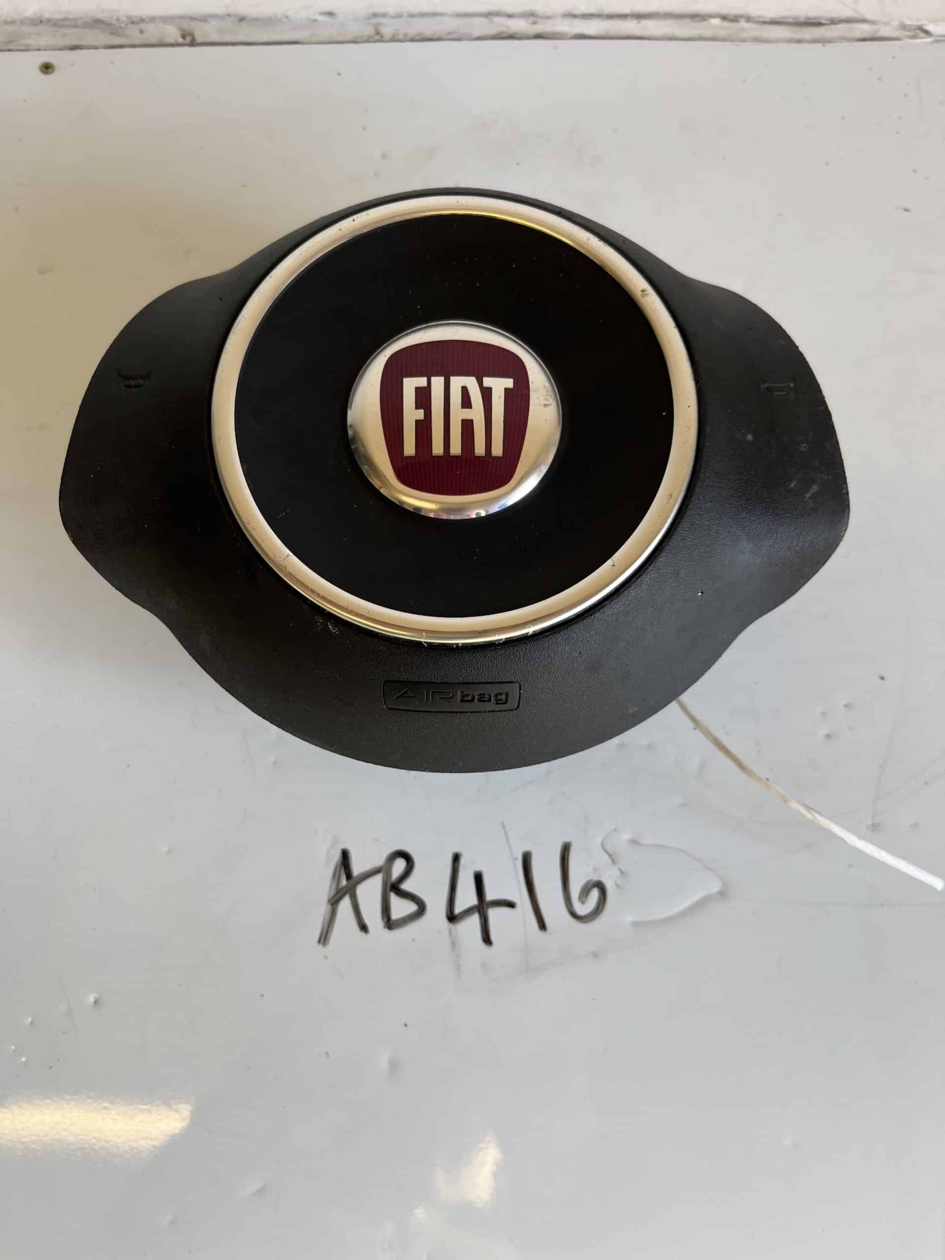 Fiat 500 2007-2015 Off Side Airbag – Black With Red Badge