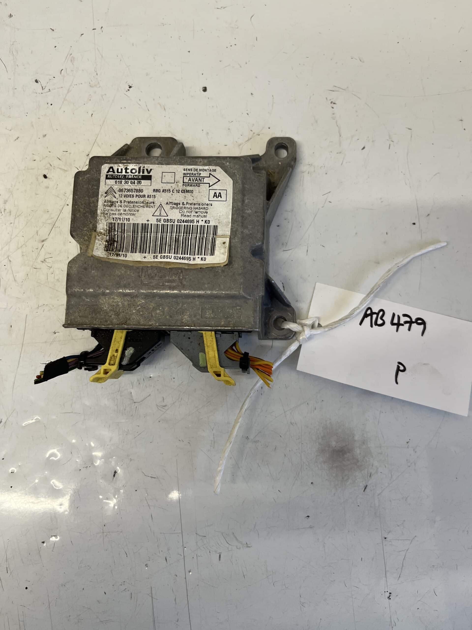 Citroen C3 / DS3 2009-2018 Airbag Module / Ecu – 9673657880