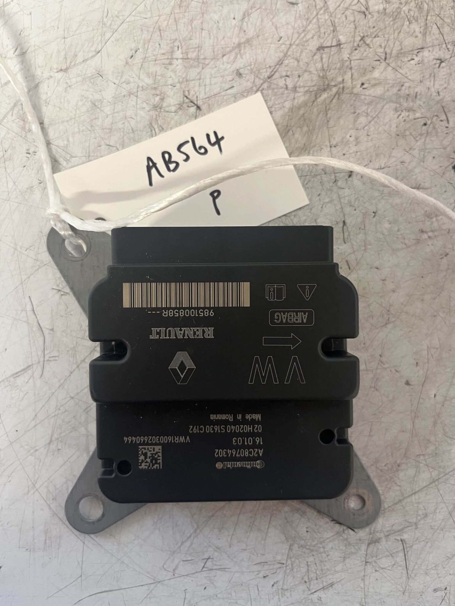 Renault Twingo 2013-2019 Airbag Module – 985100858R