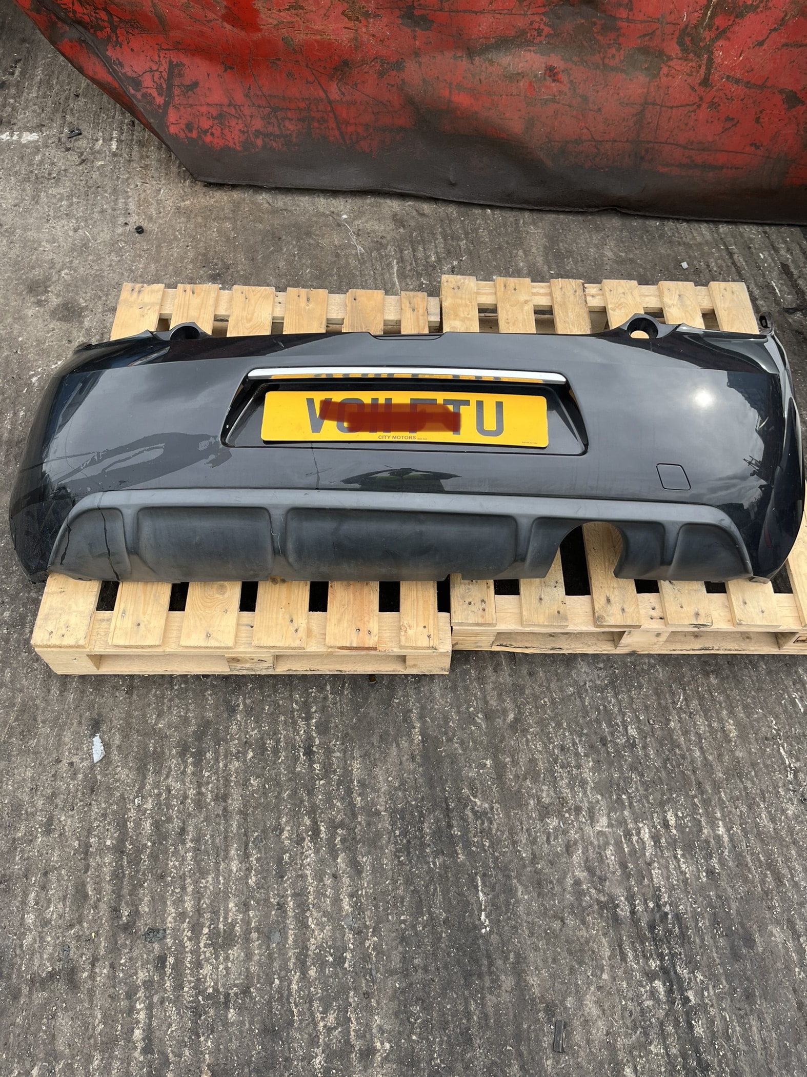 Citroen DS3 2009-2015 3 Door Hatchback Rear Bumper With Sensors – Black KTV Colour Code