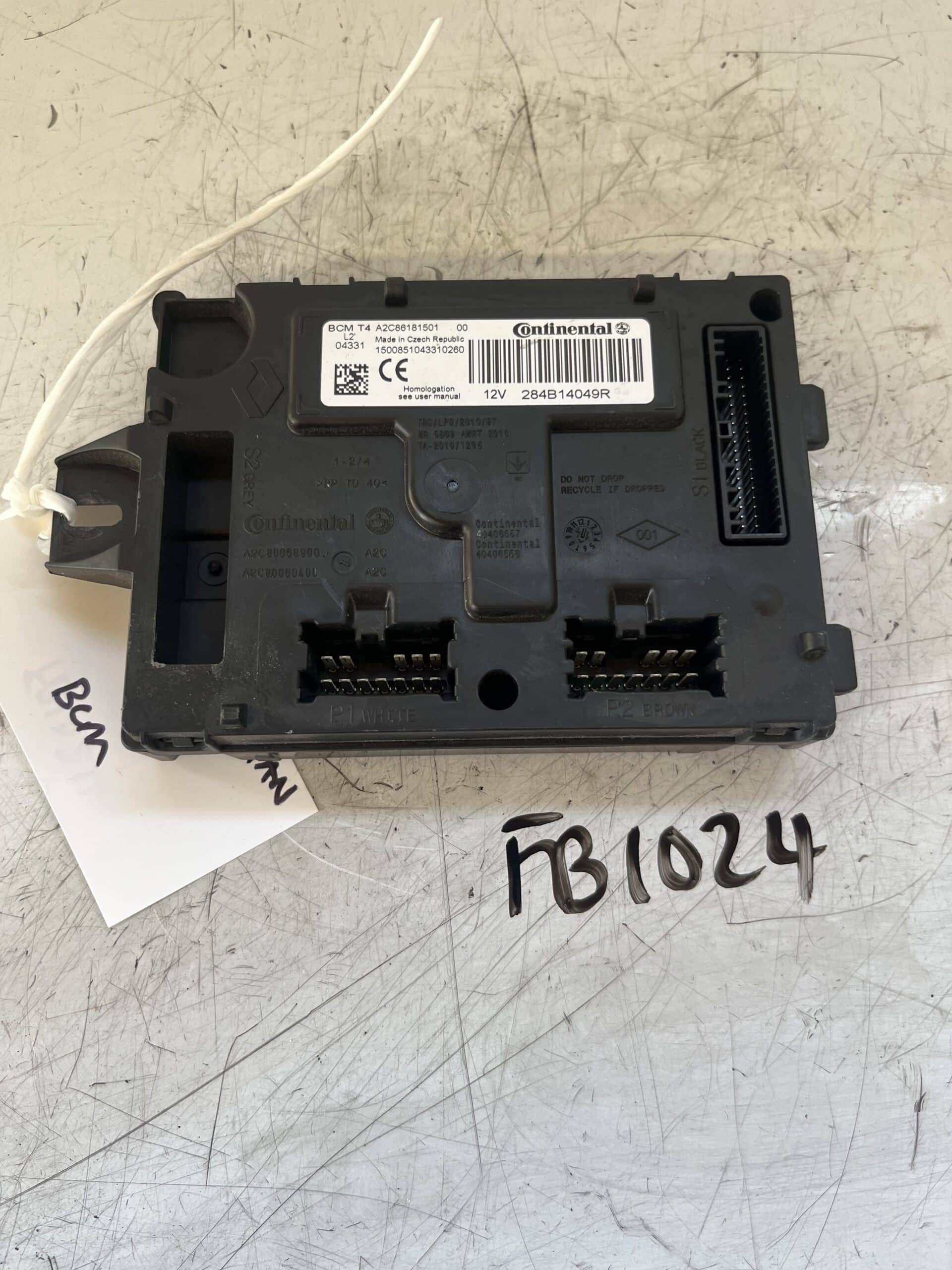 Dacia Sandero / Logan 2012-2017 BCM / Body Control Module – 284B14049R
