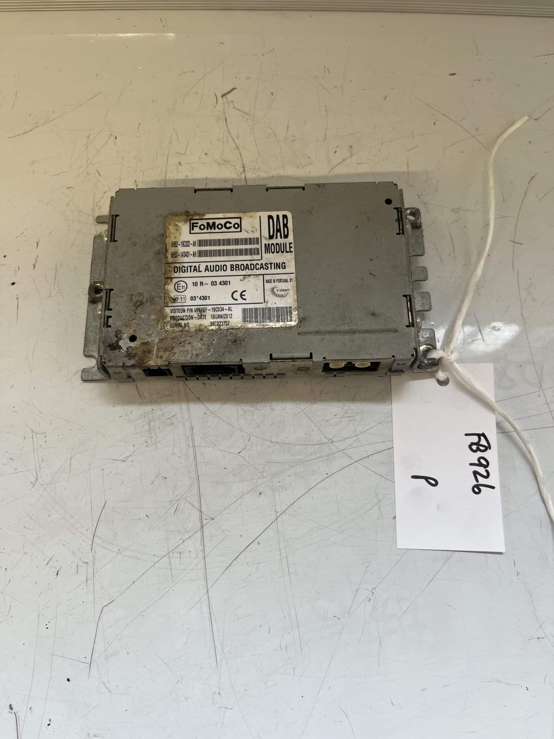 Range Rover Evoque 2011-2018 DAB Module – 6H52-19C032-AH / VP6F6F-19C034-AL