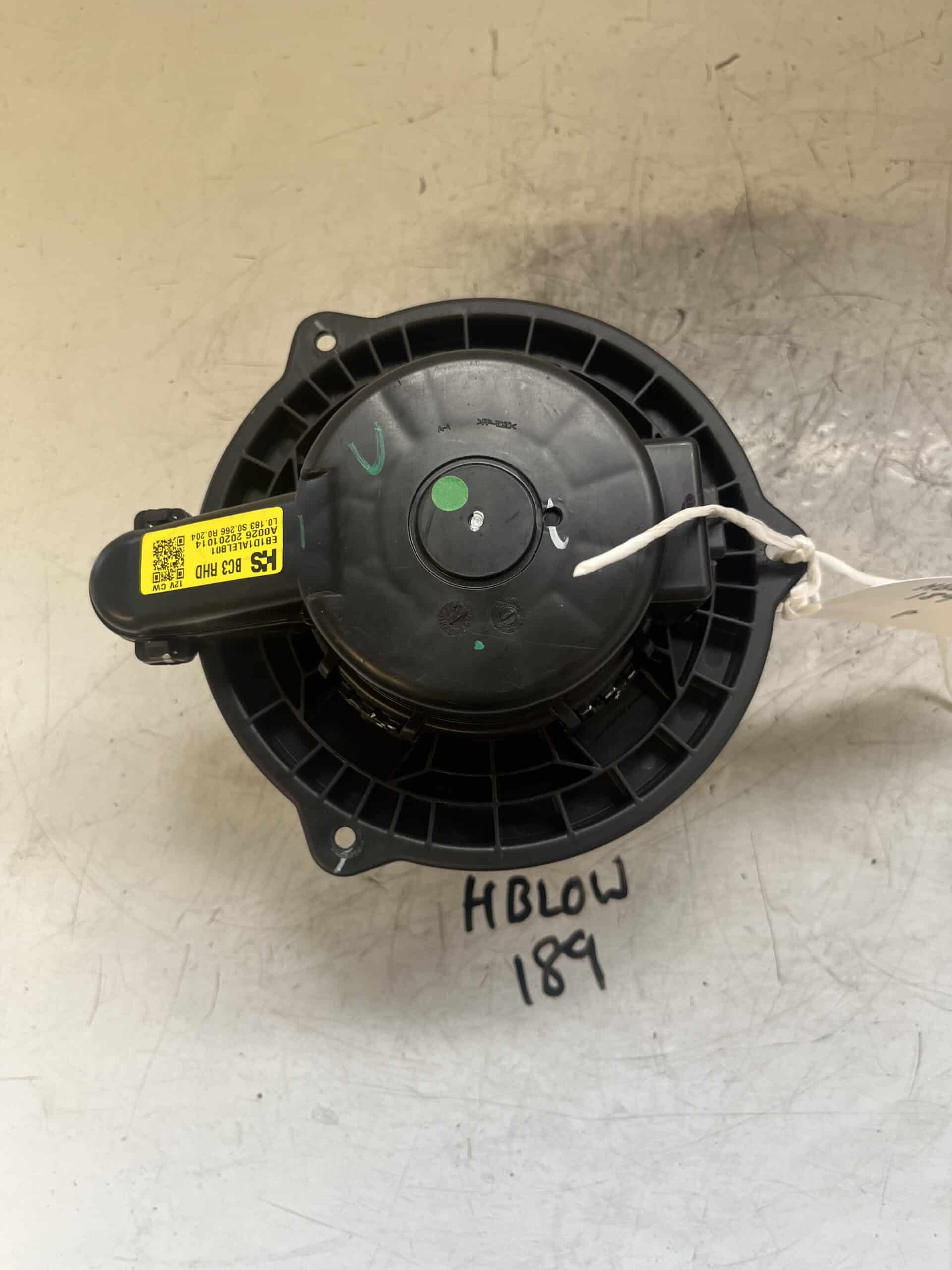 Hyundai i20 2020-2025 Heater Blower Motor – ( 2 Pin Plug )