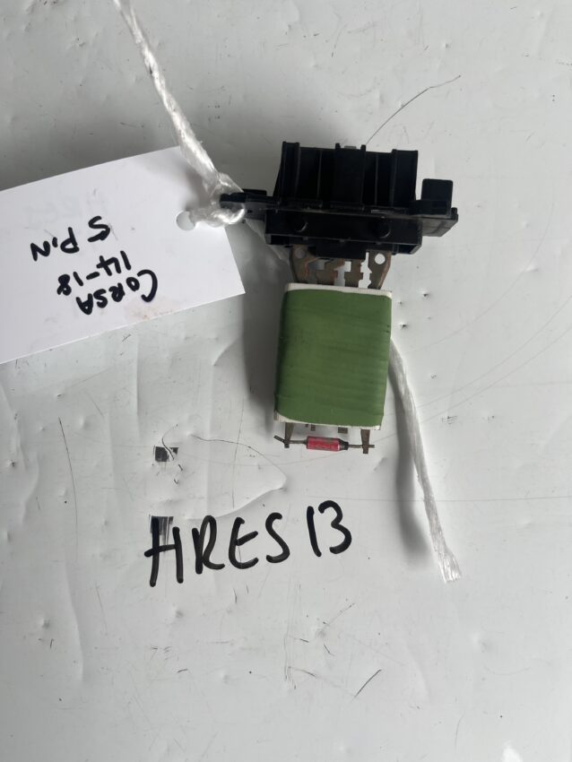 Vauxhall Corsa 2014-2018 Hatchback Heater Resistor – AC Type – 5 Pin Plug
