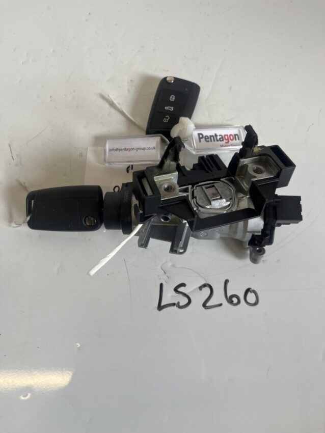 Seat Ibiza / Audi A1 / Volkswagen Polo 2017-2023 Ignition Barrel And Key – 1K0905851 ( Not The Same As The Earlier Models )