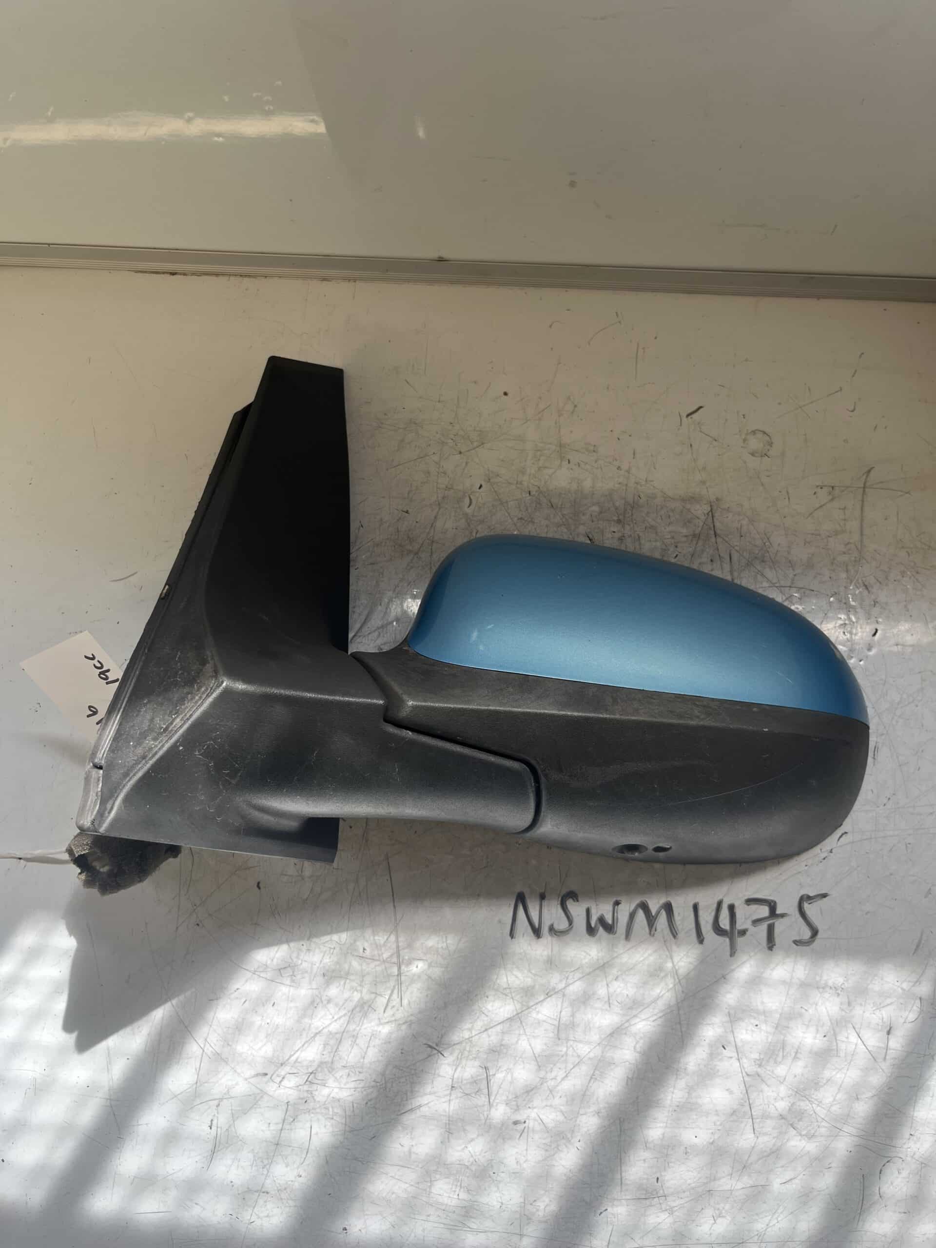Ford Ka 2009-2016 Near Side Electric Door Mirror – Blue Colour Code 19