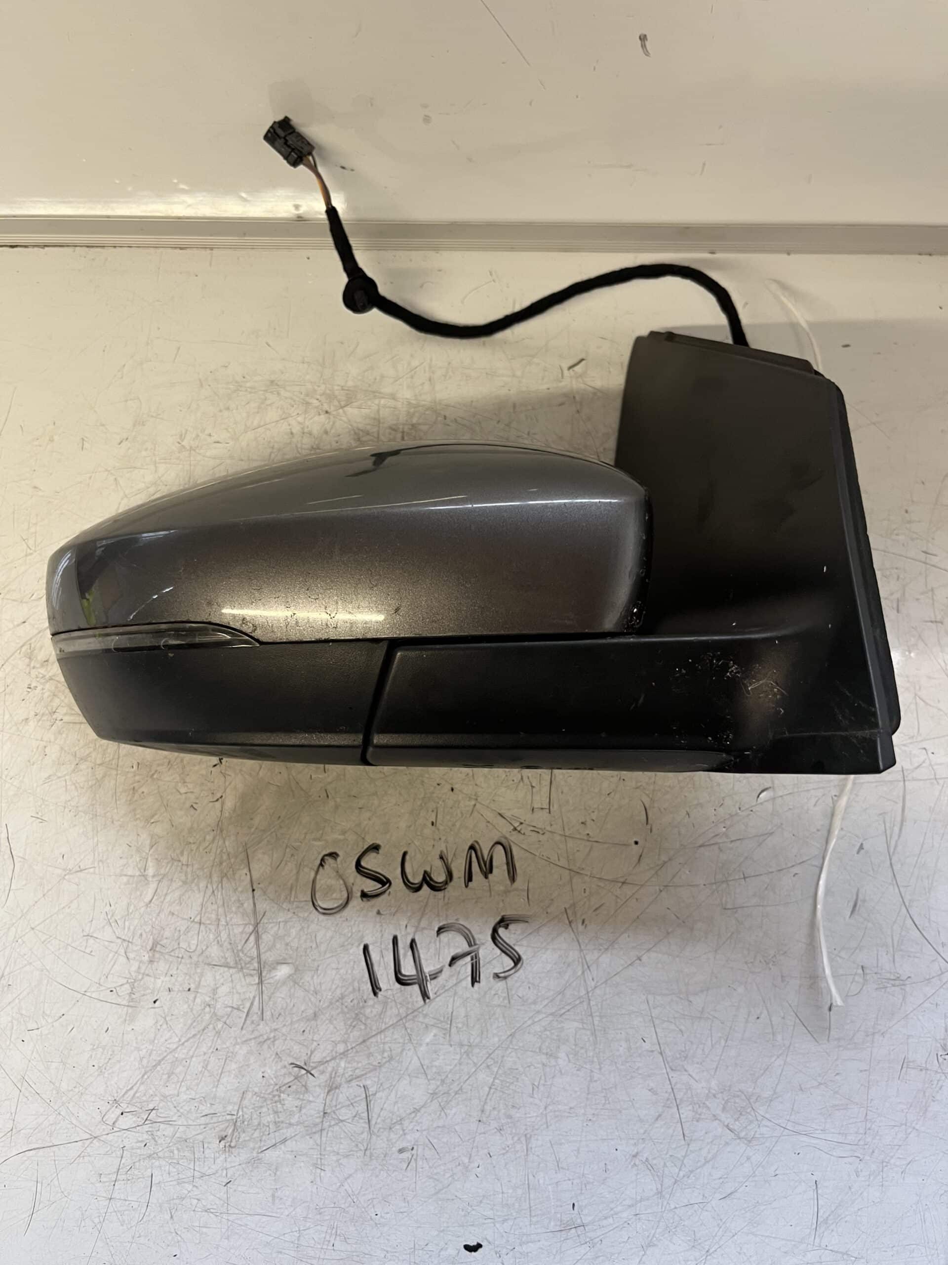 Volkswagen Polo 2009-2014 Hatchback Off Side Electric Door Mirror – Grey LI7F Colour Code