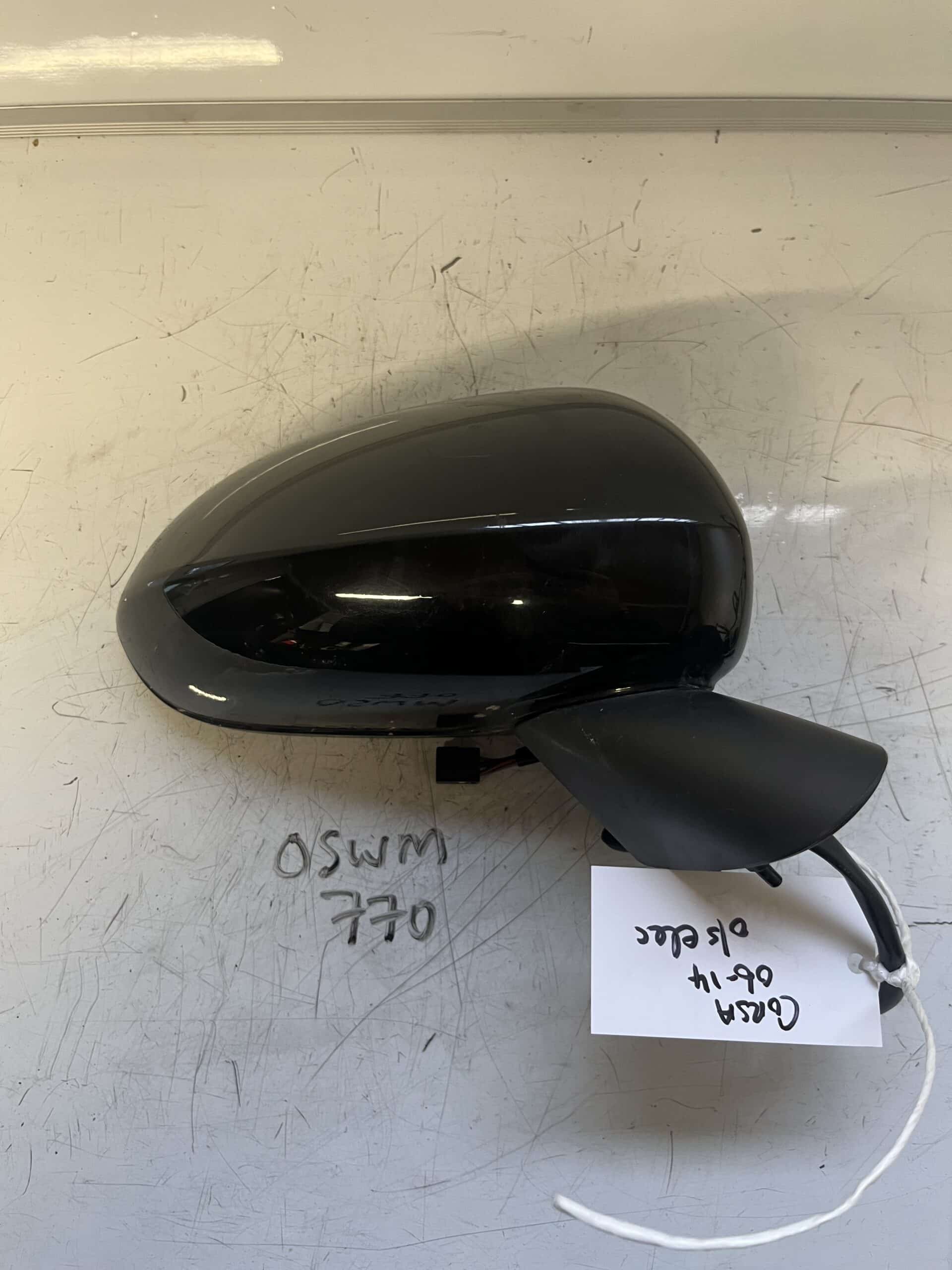 Vauxhall Corsa 2006-2014 Hatchback Off Side Electric Door Mirror – Black Z20R