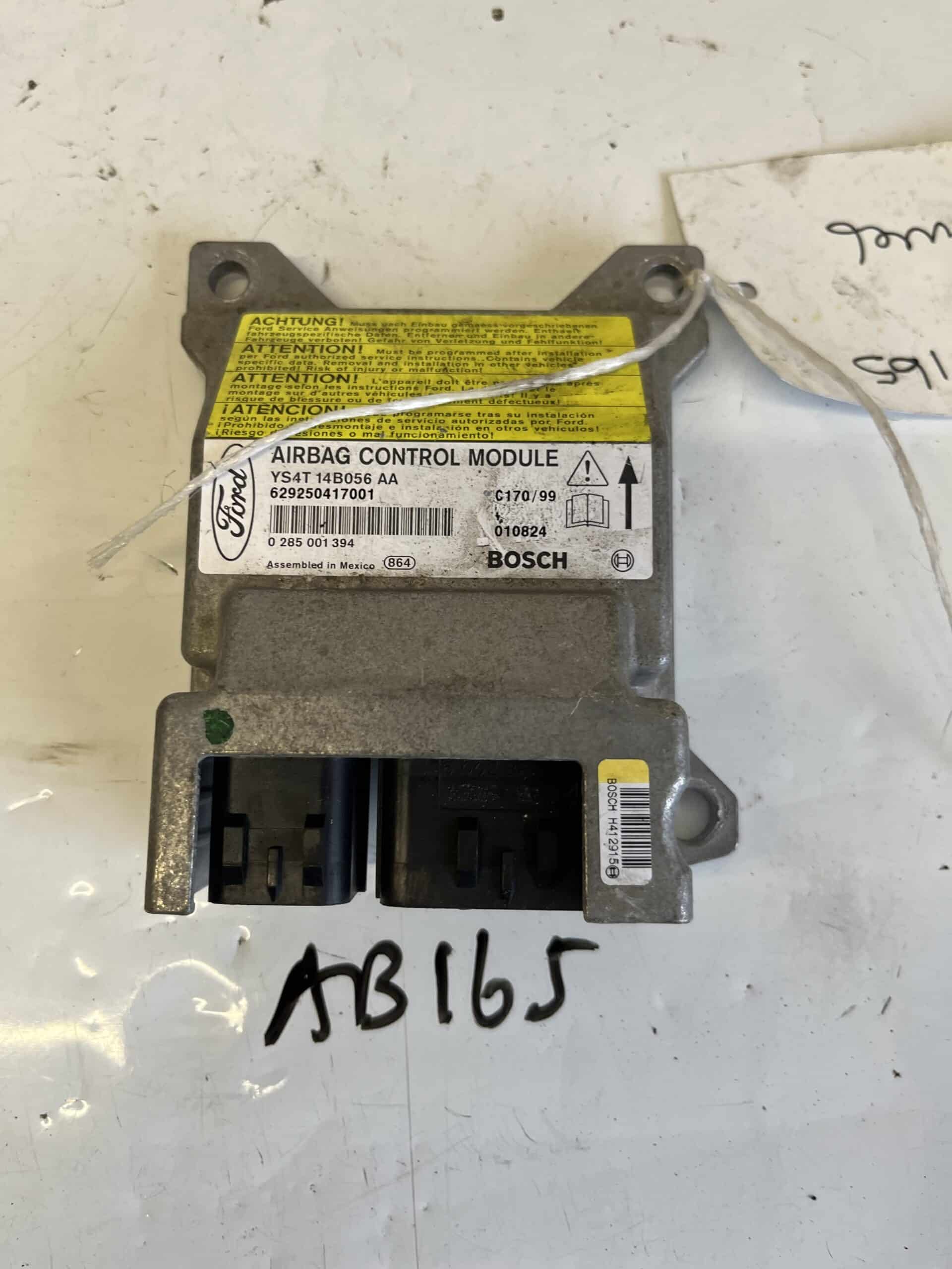 Ford Focus 1998-2004 Airbag Module Y54T14BO56AA