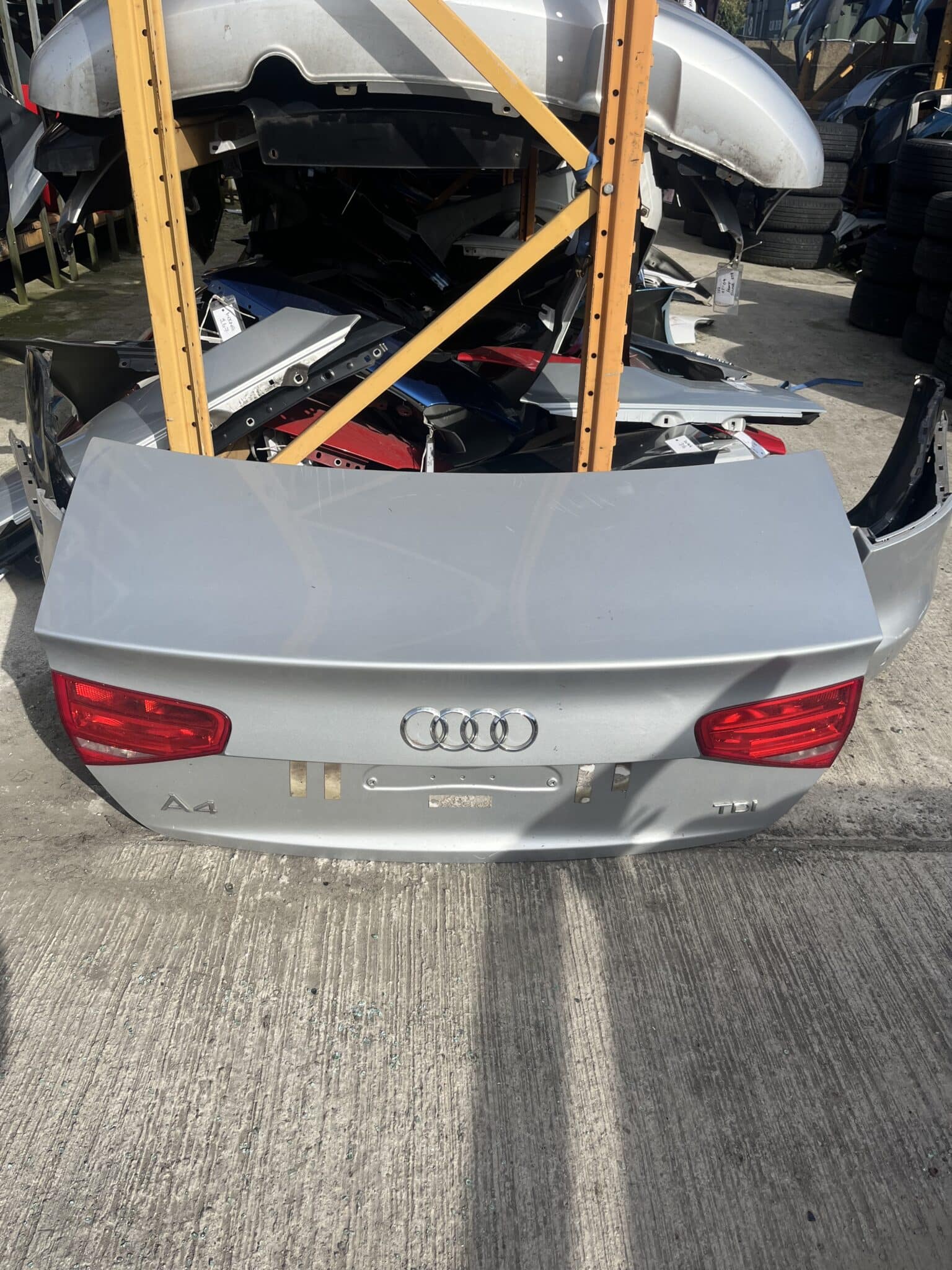 Audi A4 2012-2015 5 Door Saloon Boot Lid – Silver LX7W Colour Code ( Call Office For Delivery Quote )