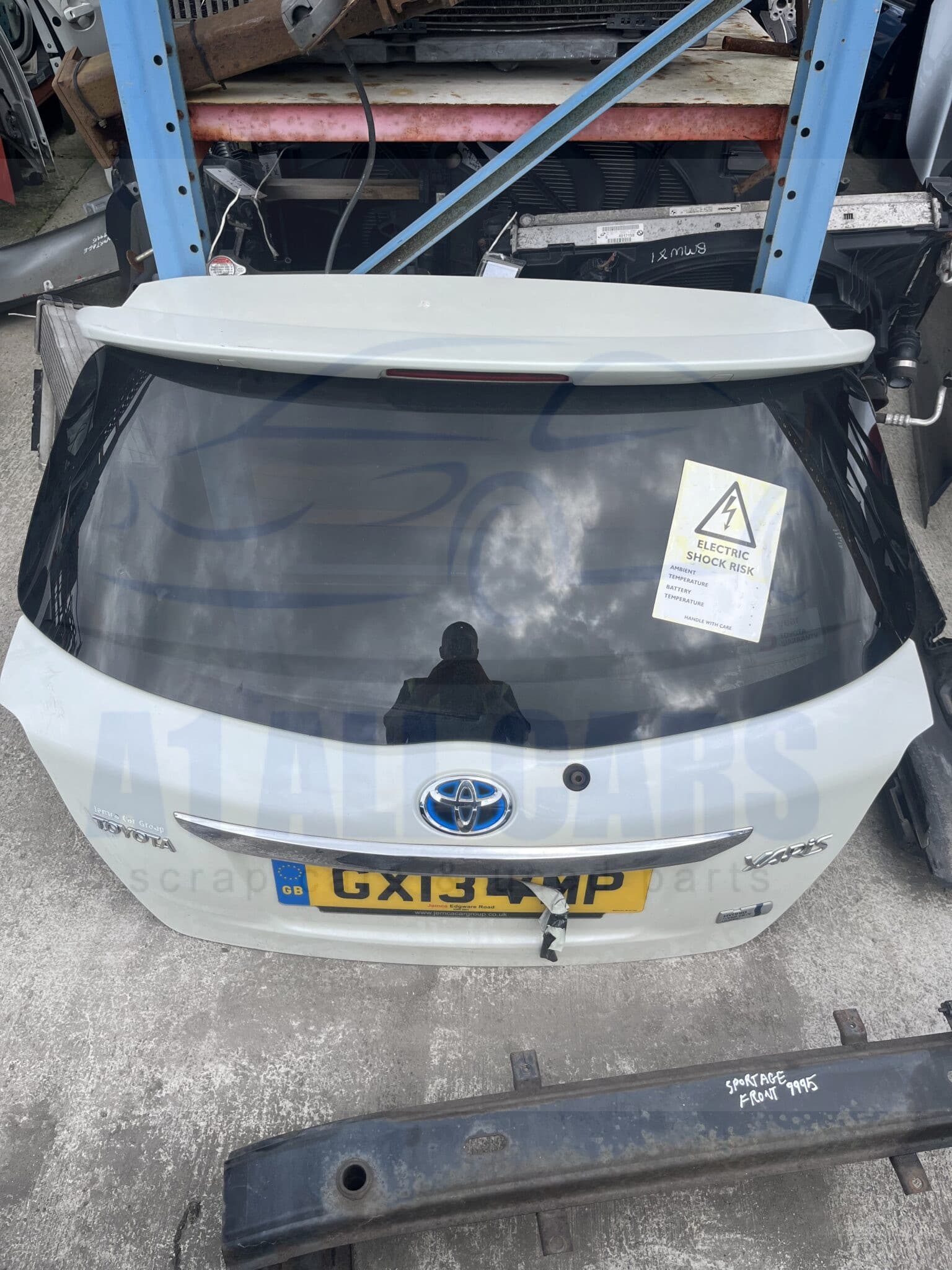 Toyota Yaris 2011-2015 Hatchback Tailgate – White 084 Colour Code ( Call Office For Delivery Quote )