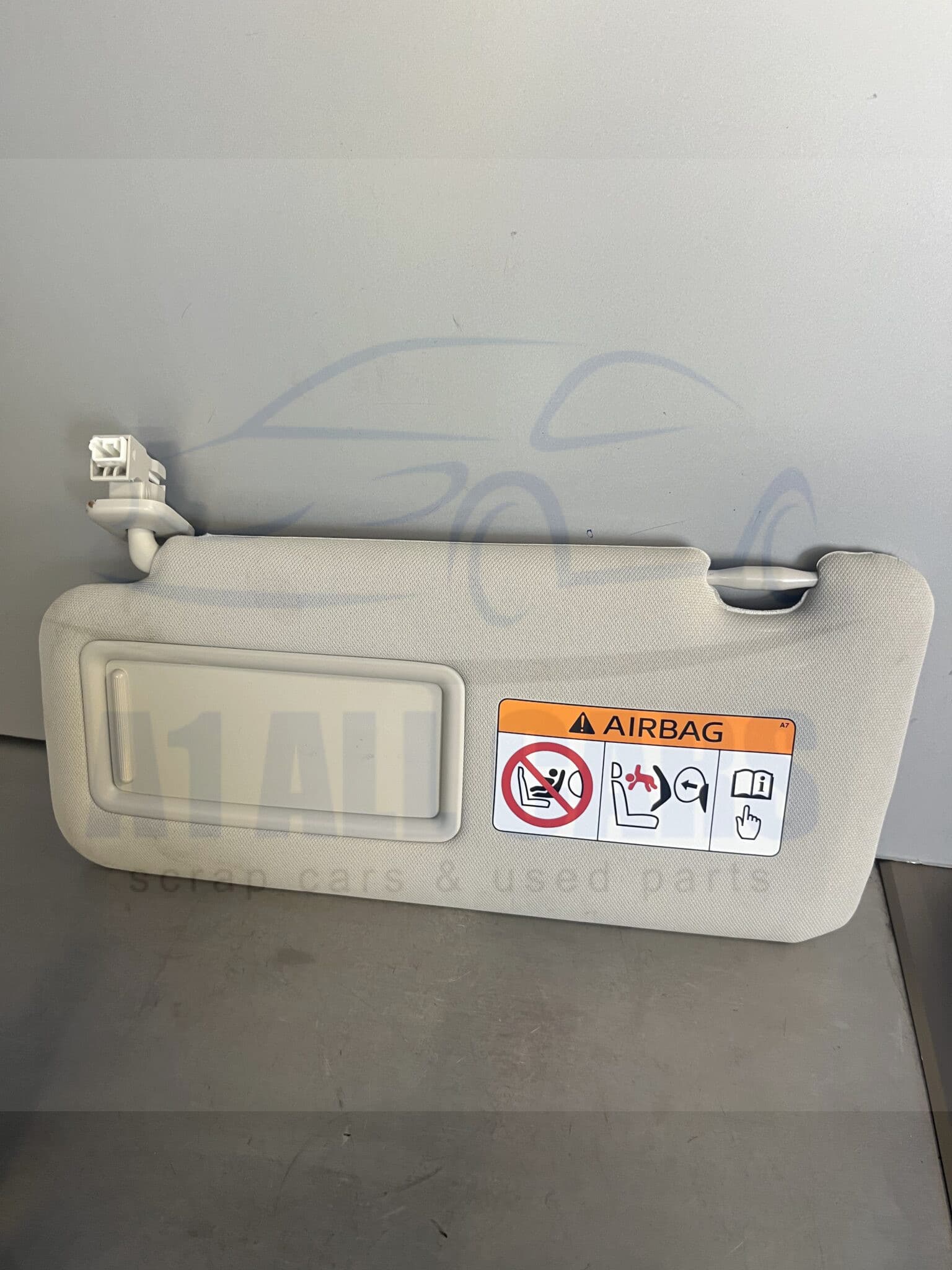 Mazda CX-5 2017-2021 Near Side Sun Visor With Mirror And Light