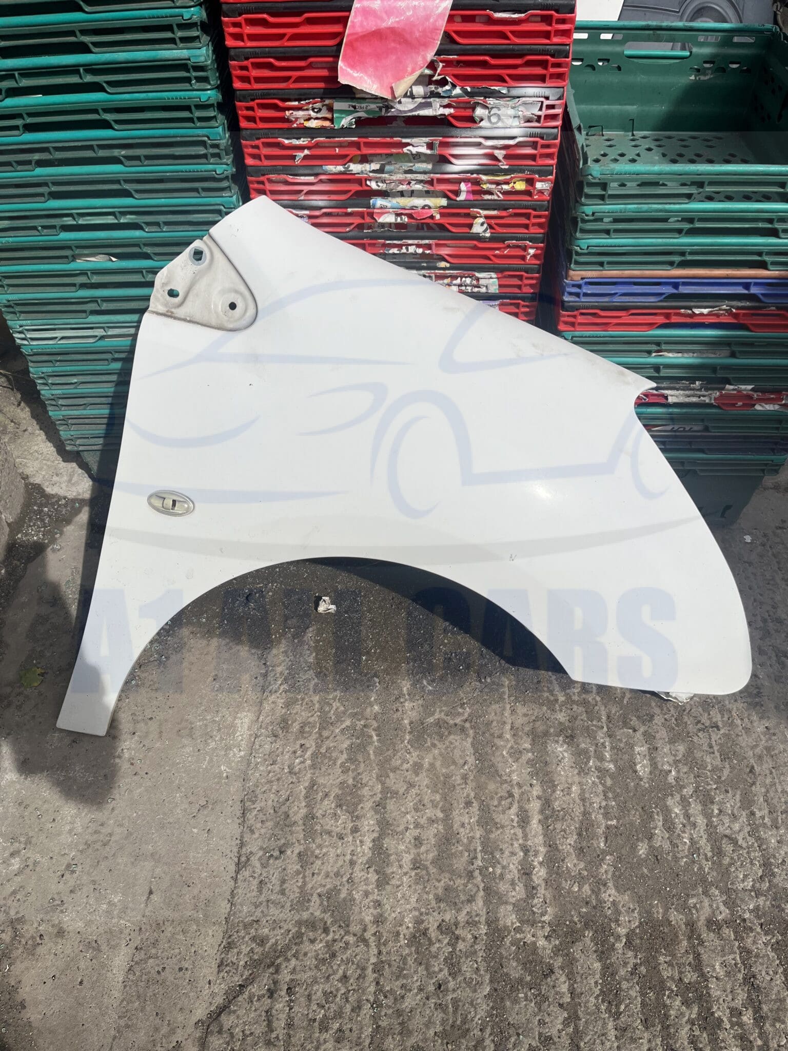 Citroen Berlingo / Peugeot Partner 2008-2015 Off Side Wing – White