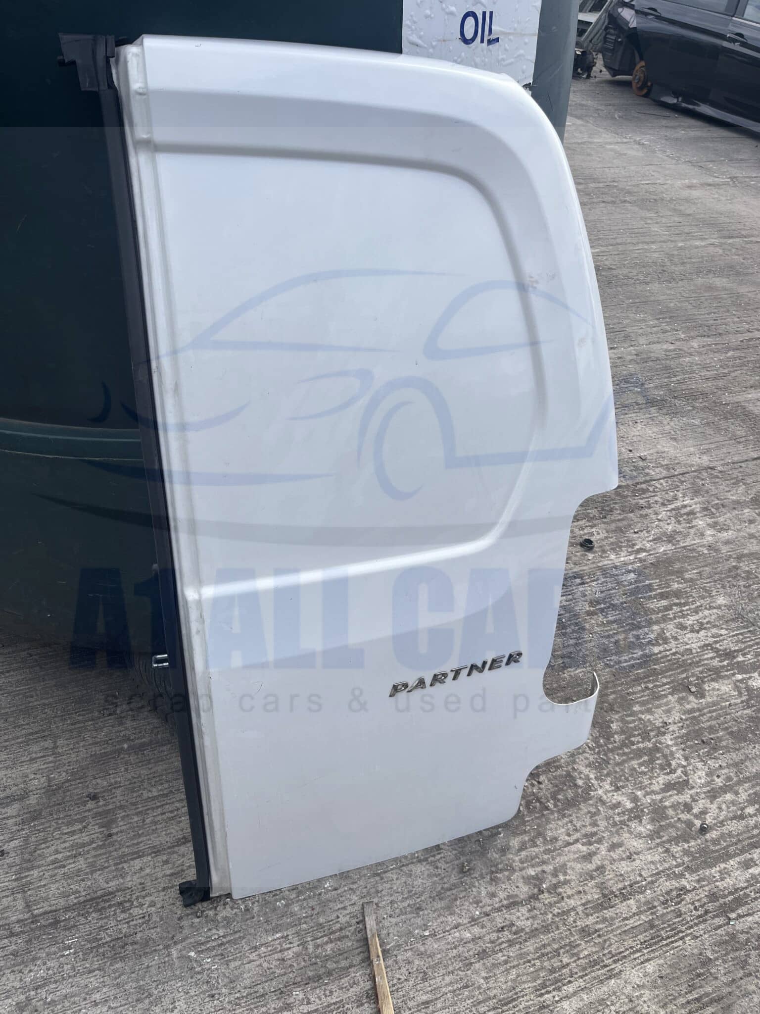 Peugeot Partner 2008-2017 Van Off Side Rear Door – White – ( Also Fits Citroen Berlingo ) ( Call Office For Delivery Quote )
