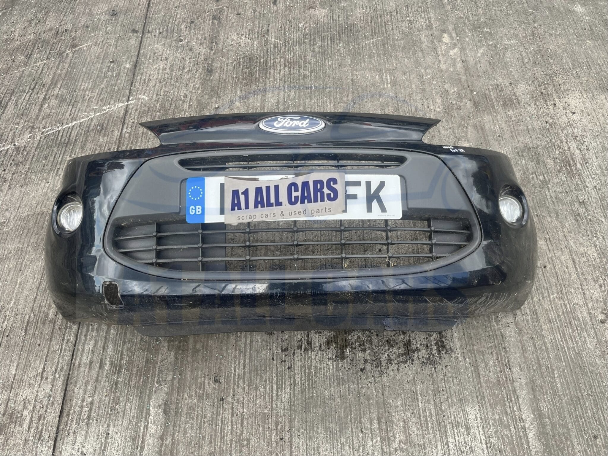 Ford KA 2009-2016 Front Bumper – Black 90 Colour Code