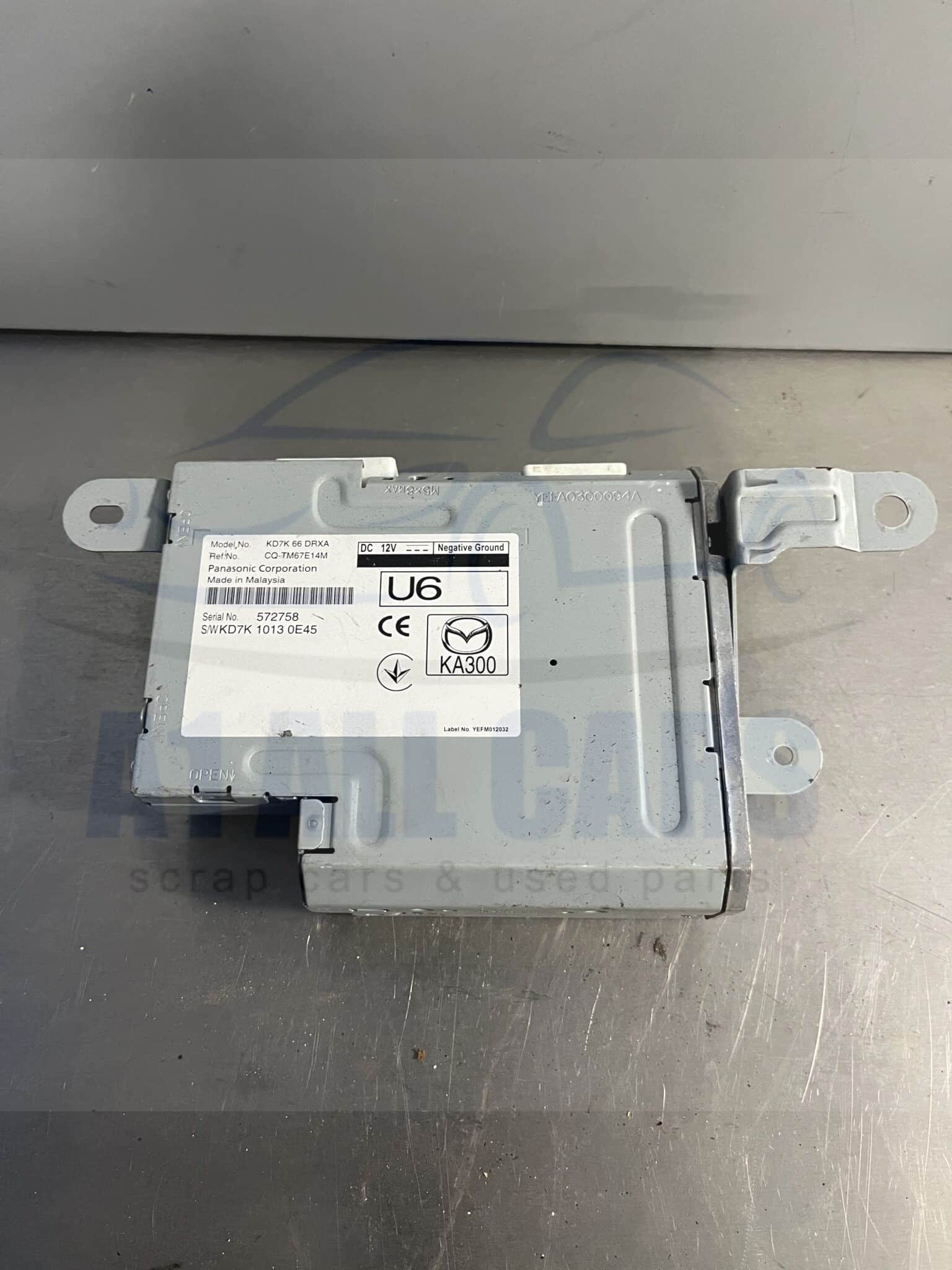 Mazda CX-5 2017-2021 Multimedia Control Module – KD7K66DRXA