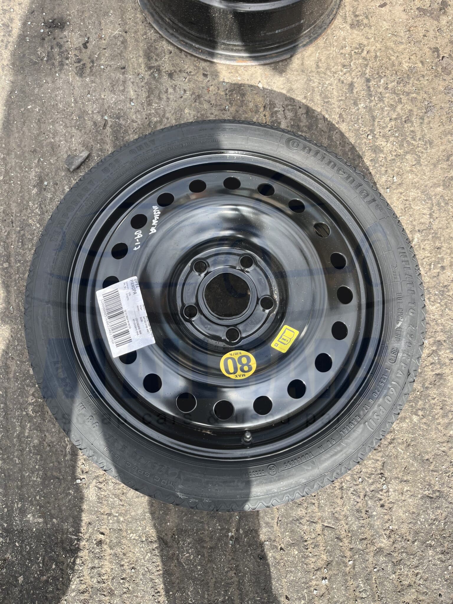 Vauxhall Insignia 2009-2017 Space saver / Spare Wheel – 125/70/17 ( New )