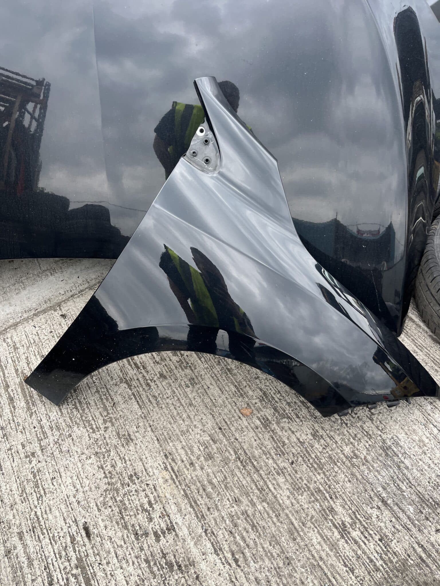Renault Megane Coupe 2008-2014 Off Side Wing – Black