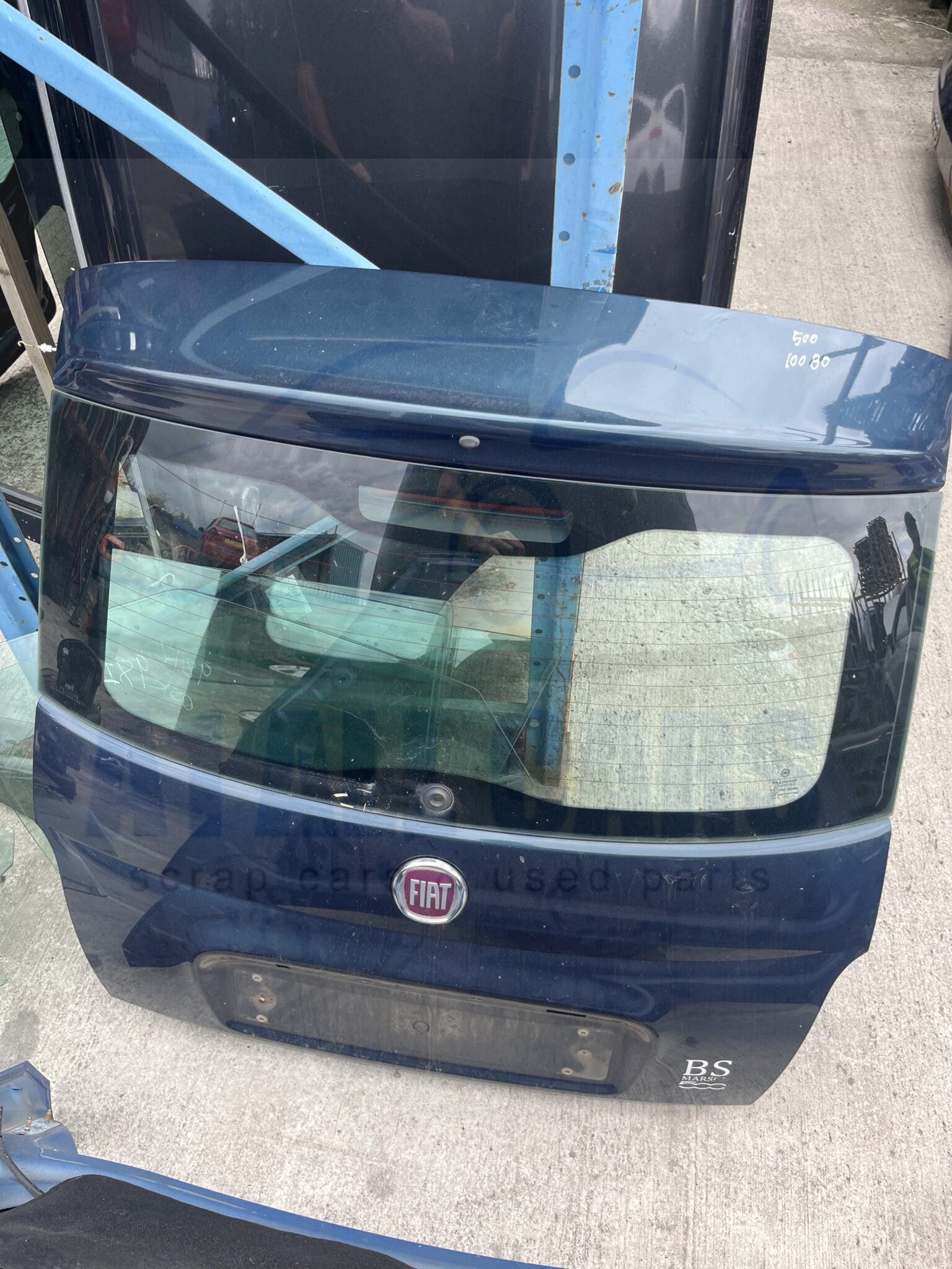 Fiat 500 2007-2015 3 Door Hatchback Tailgate – Blue 687 Colour Code ( Call Office For Delivery Quote )