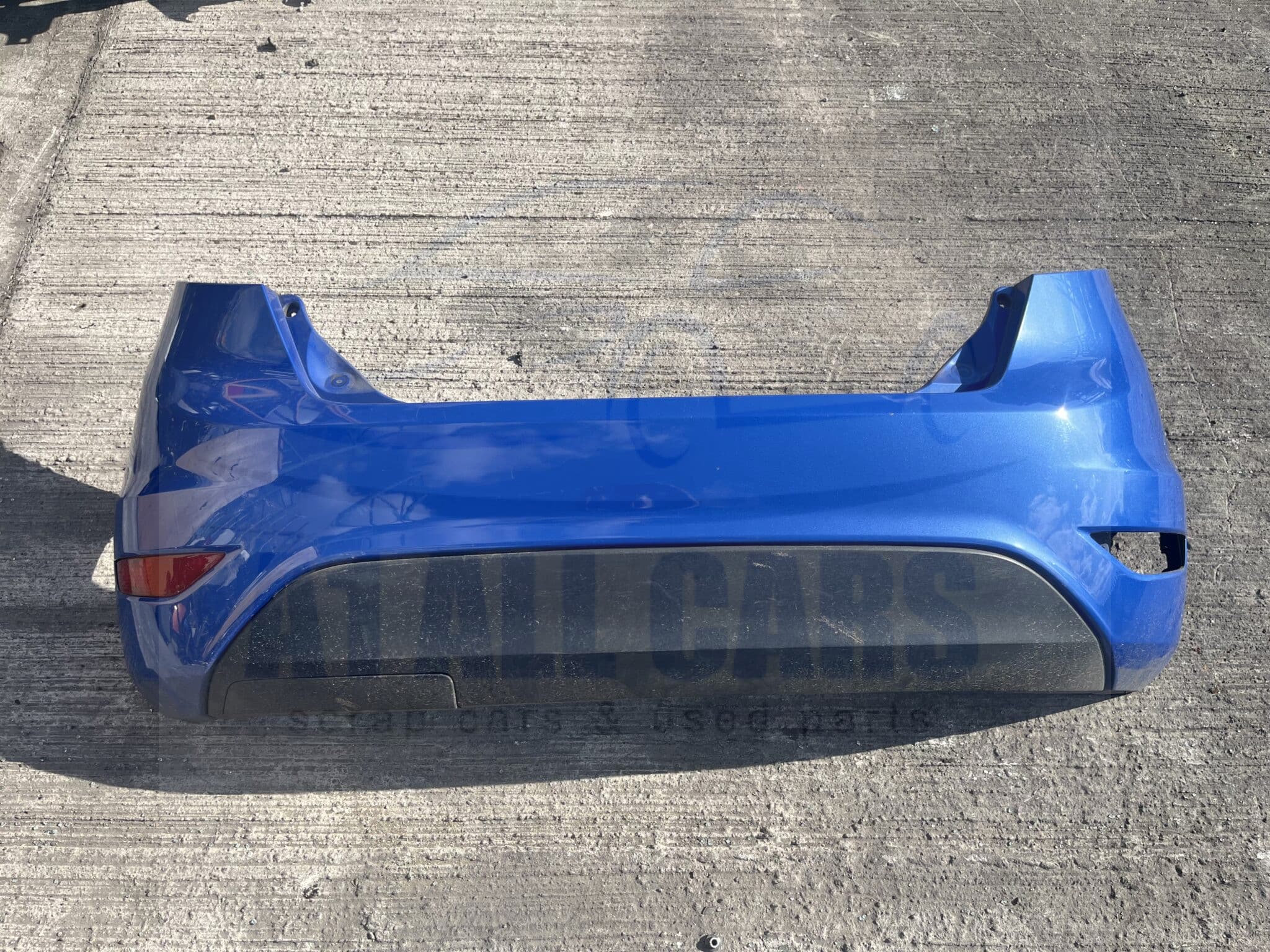 Ford Fiesta 2008-2017 Hatchback Rear Bumper – Blue CC Colour Code ( Missing One Reflector )