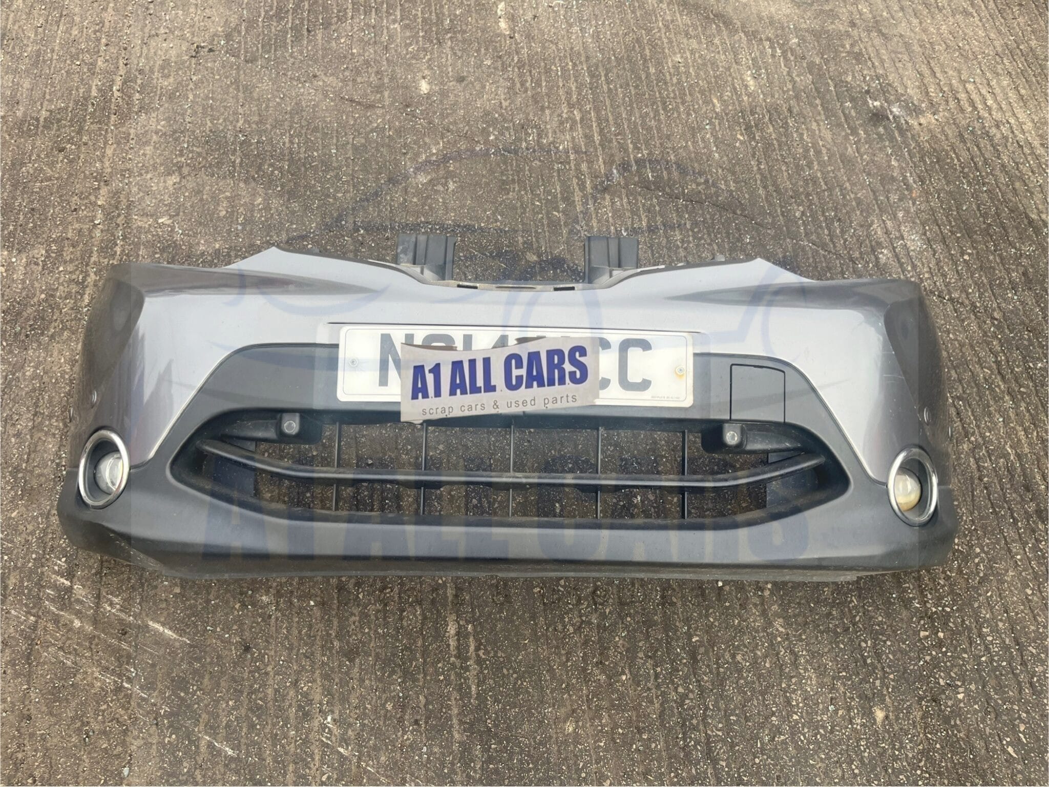 Nissan Qashqai 2013-2017 Front Bumper With Fogs And Sensors – Grey KAD Colour Code