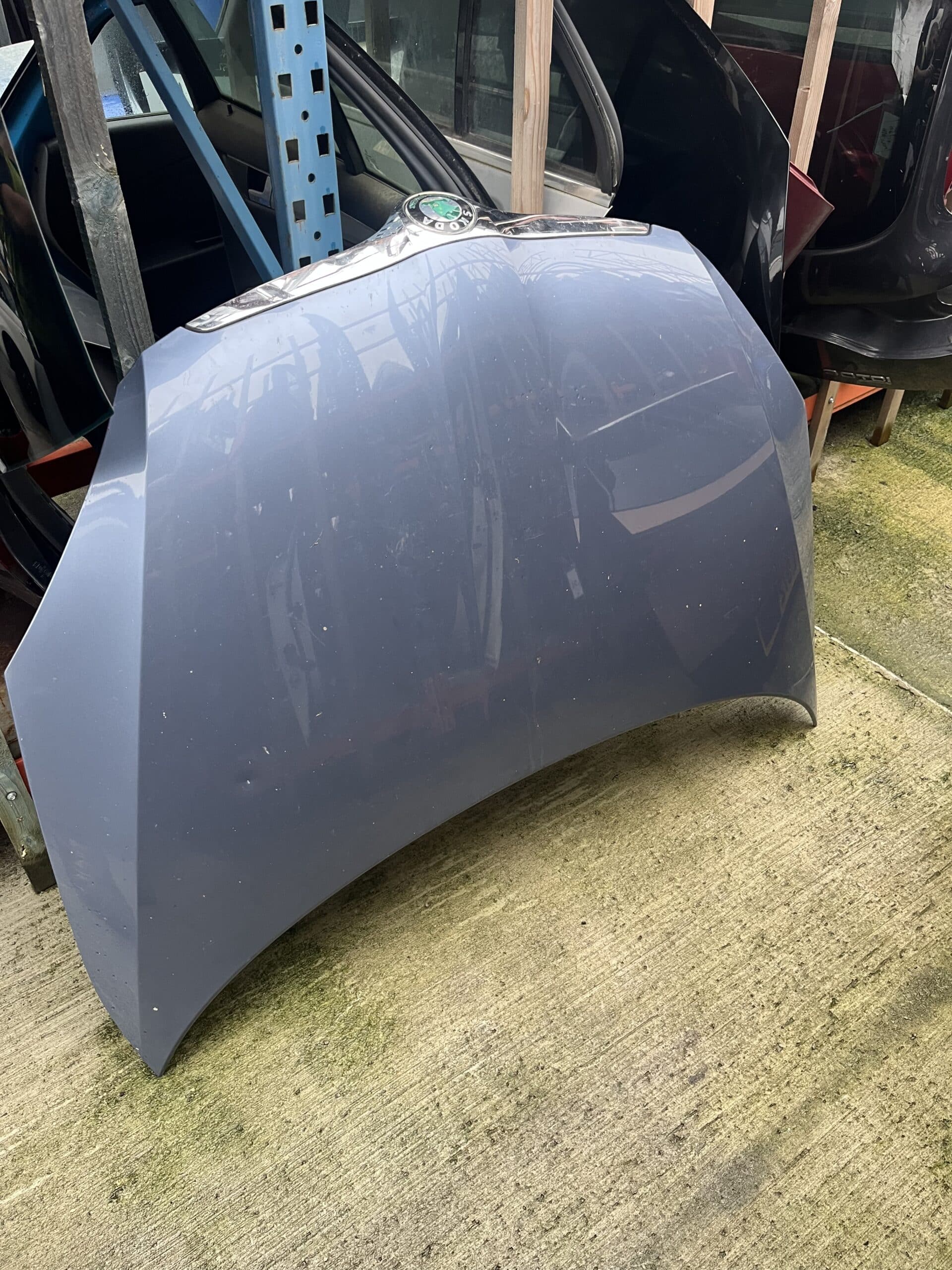 Skoda Fabia 2007-2014 Bonnet – Blue Colour Code 95 ( Call Office For Delivery Quote )