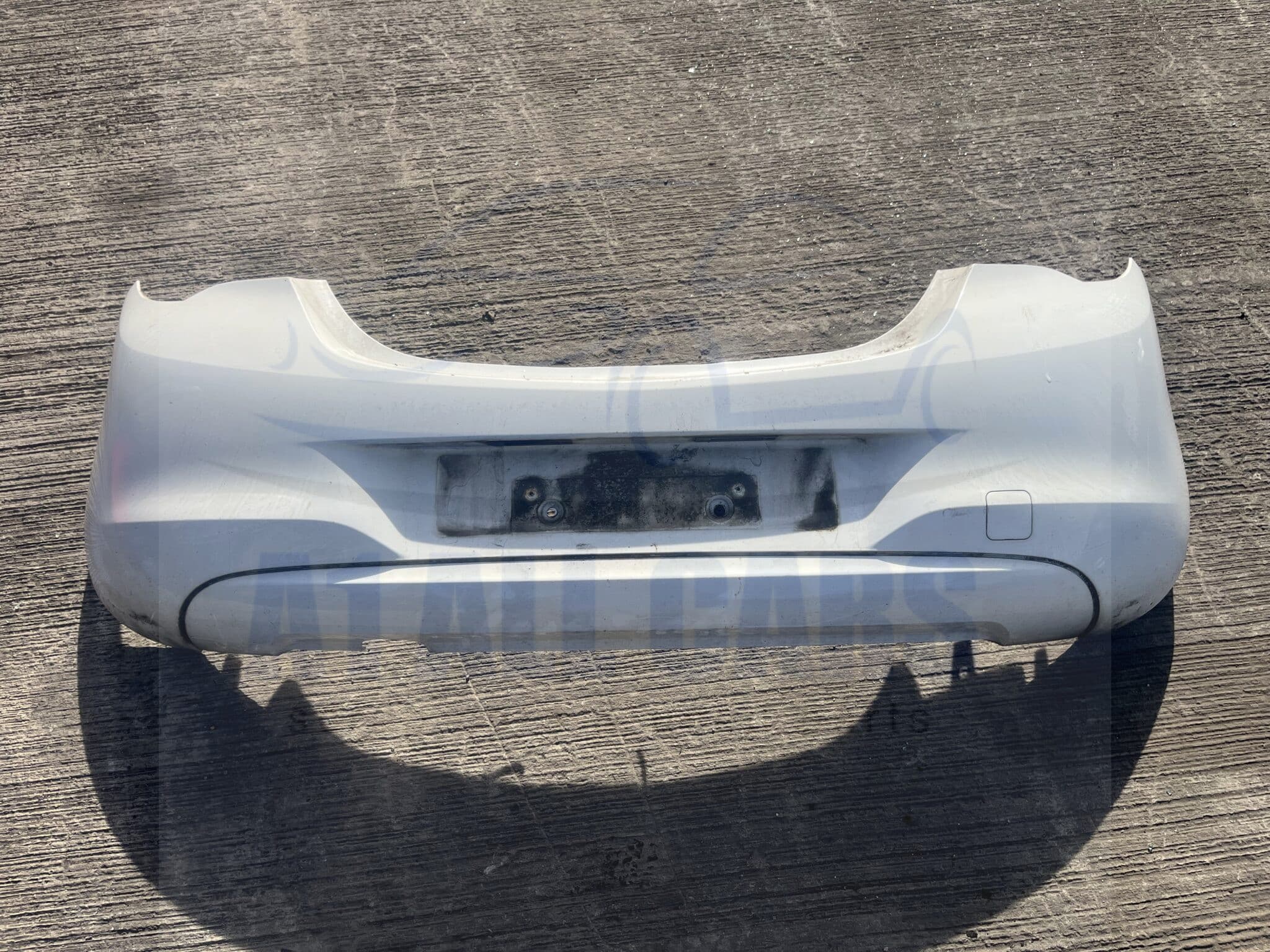 Vauxhall Corsa 2014-2019 E 3 Door Hatchback Rear Bumper – White Z40R Colour Code