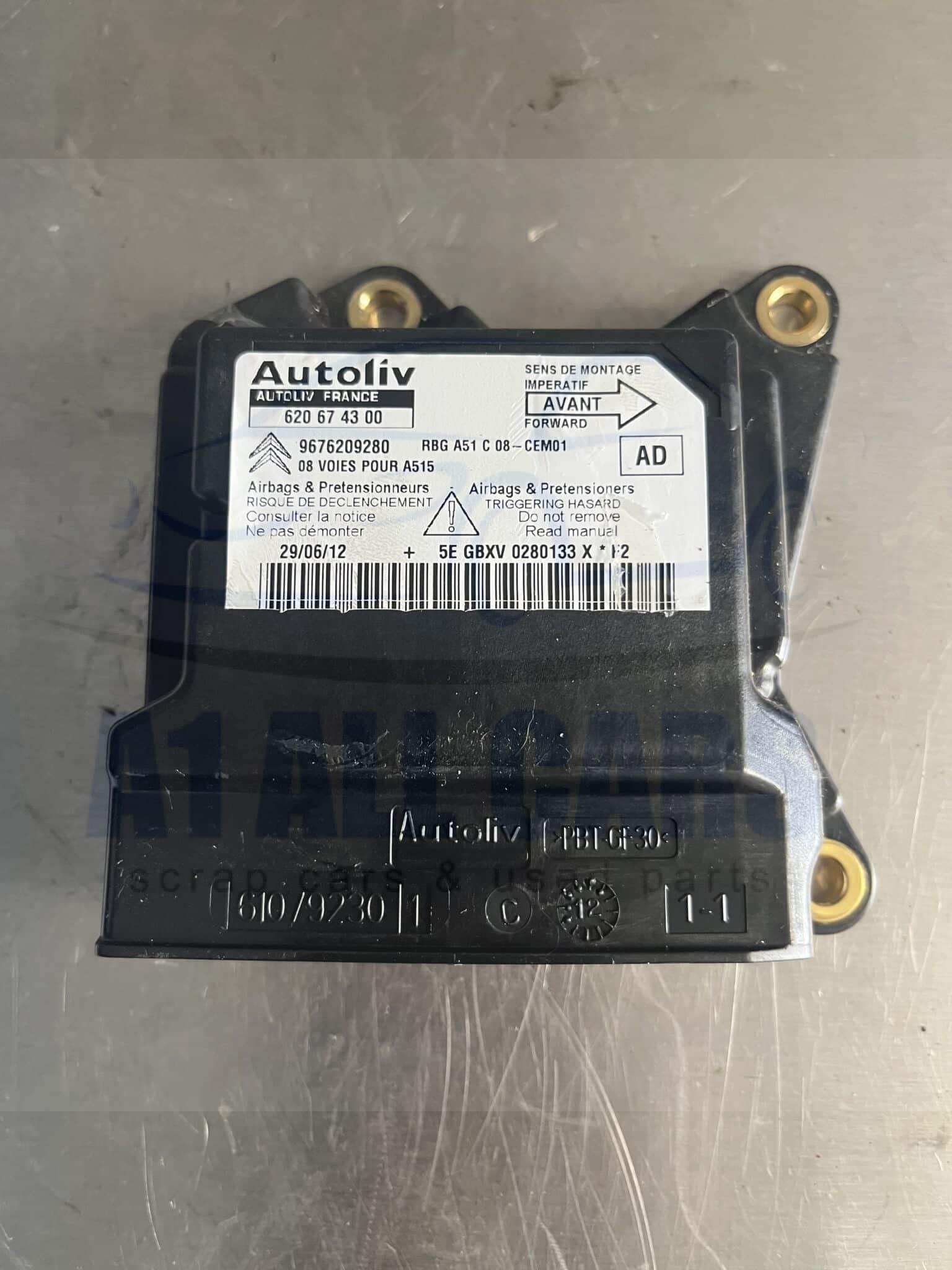 Citroen C3 2010-2016 Airbag Module – 9676209280