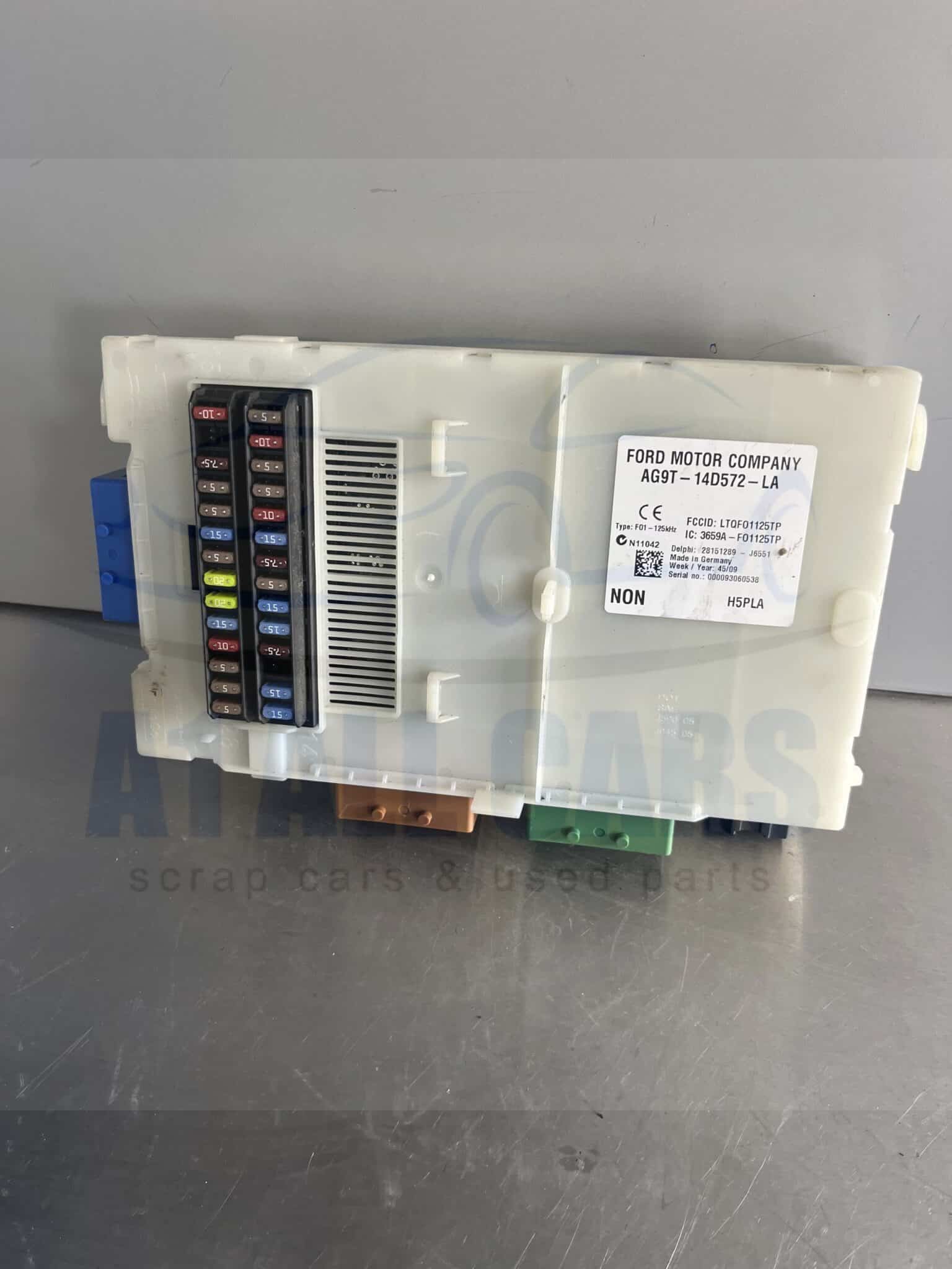 Land Rover Freelander 2006-2014 Fuse Box – AG9T-14D572-LA