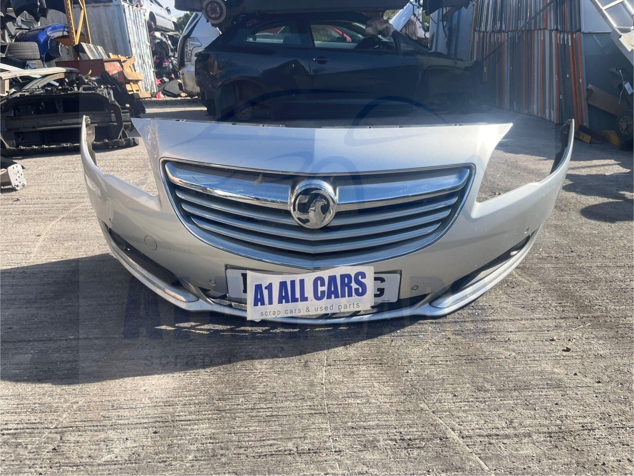 Vauxhall Insignia 2013-2017 MK2 FL Front Bumper With Fogs And Sensors – Silver Z176 Colour Code