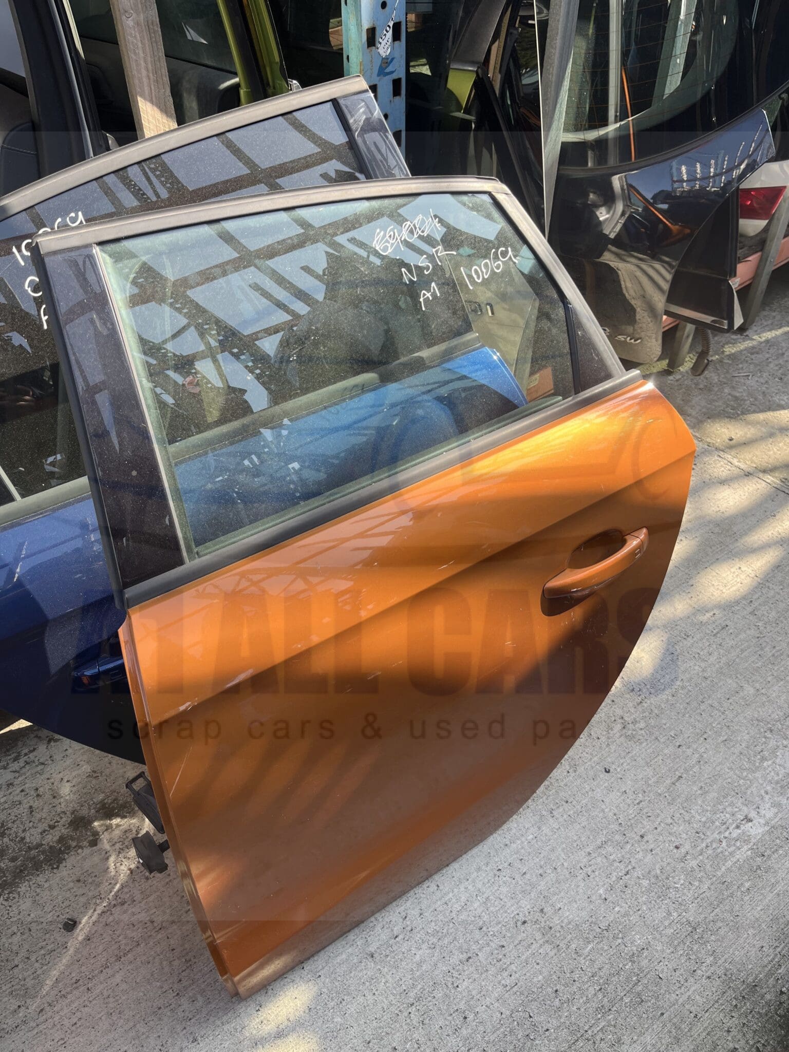 Audi A1 2010-2018 5 Door Hatchback Near Side Rear Door – Orange LX2U Colour Code ( Call Office For Delivery Quote )