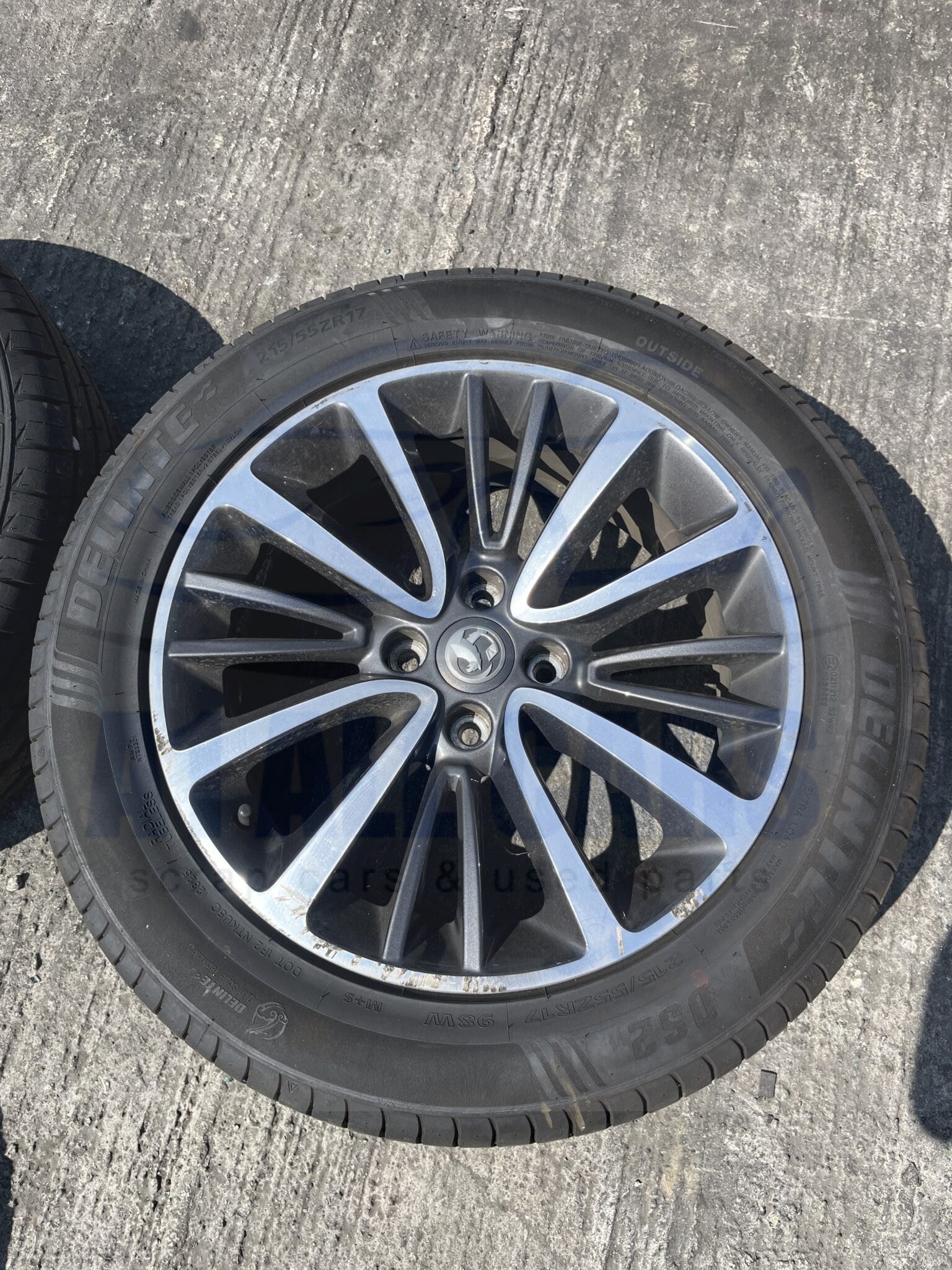 Vauxhall Crossland 2017-2024 Single 17″ Alloy Wheel With Tyre – 215/55/17