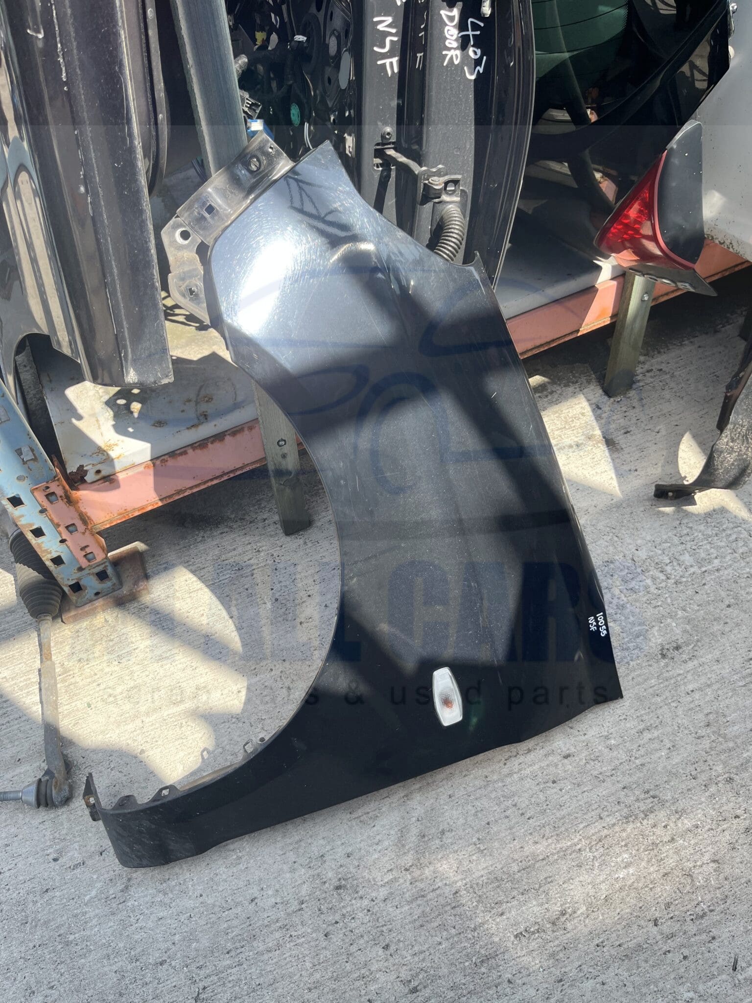 KIA Picanto 2007-2011 Near Side Wing – Black