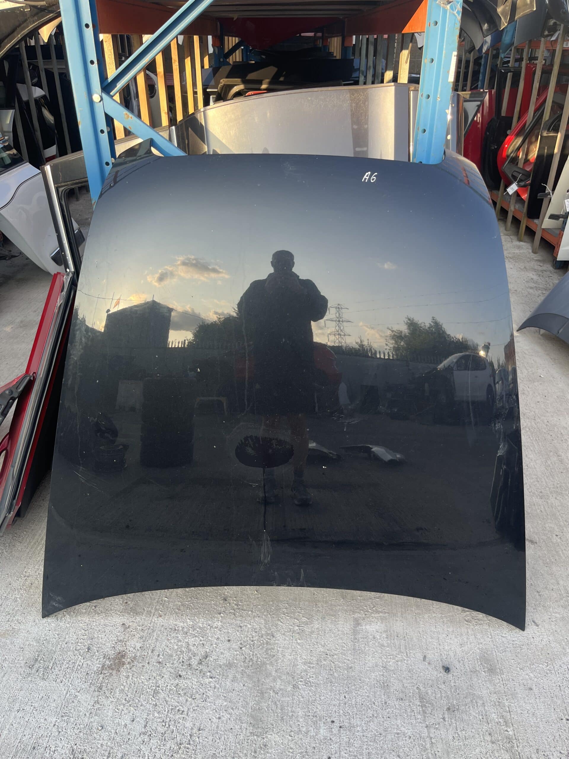 Audi A6 2009-2012 Bonnet – Black LZ9Y Colour Code ( Call Office For Delivery Quote )