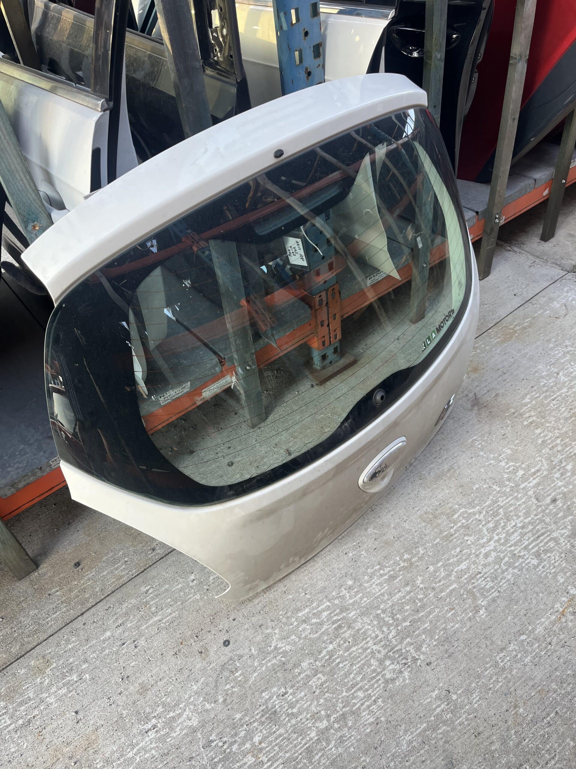 Ford KA 2009-2016 Hatchback Tailgate – White ( Call Office For Delivery Quote )