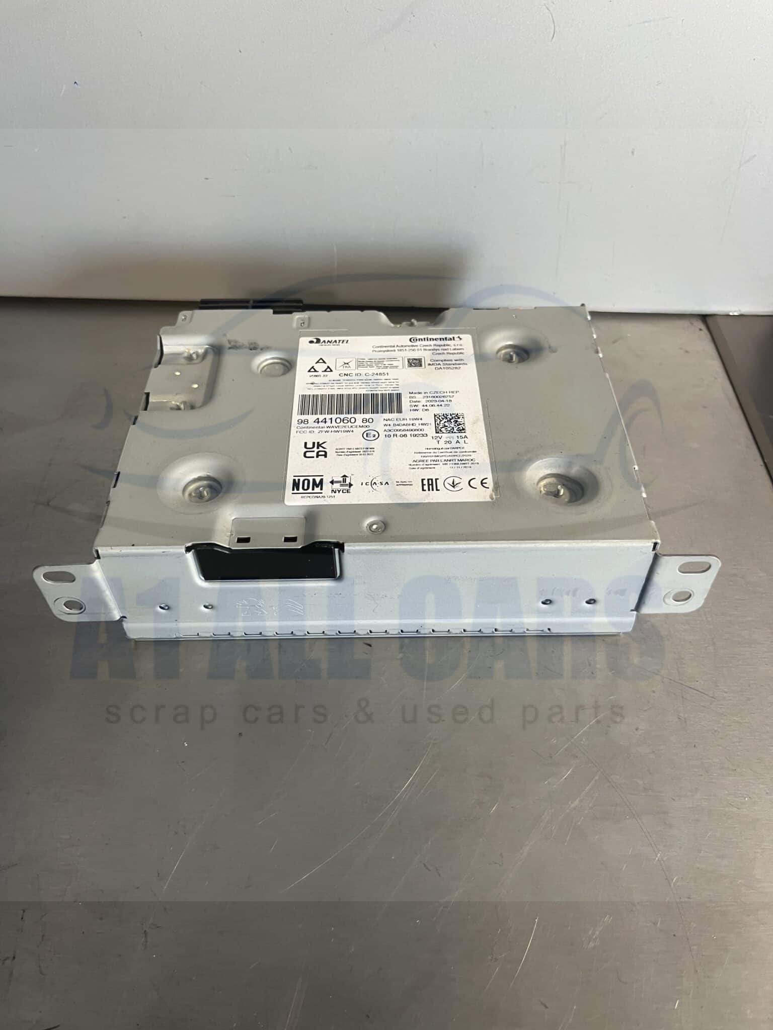 Vauxhall Corsa / Mokka / Grandland 2019-2025 Radio Head Unit – 9844106080
