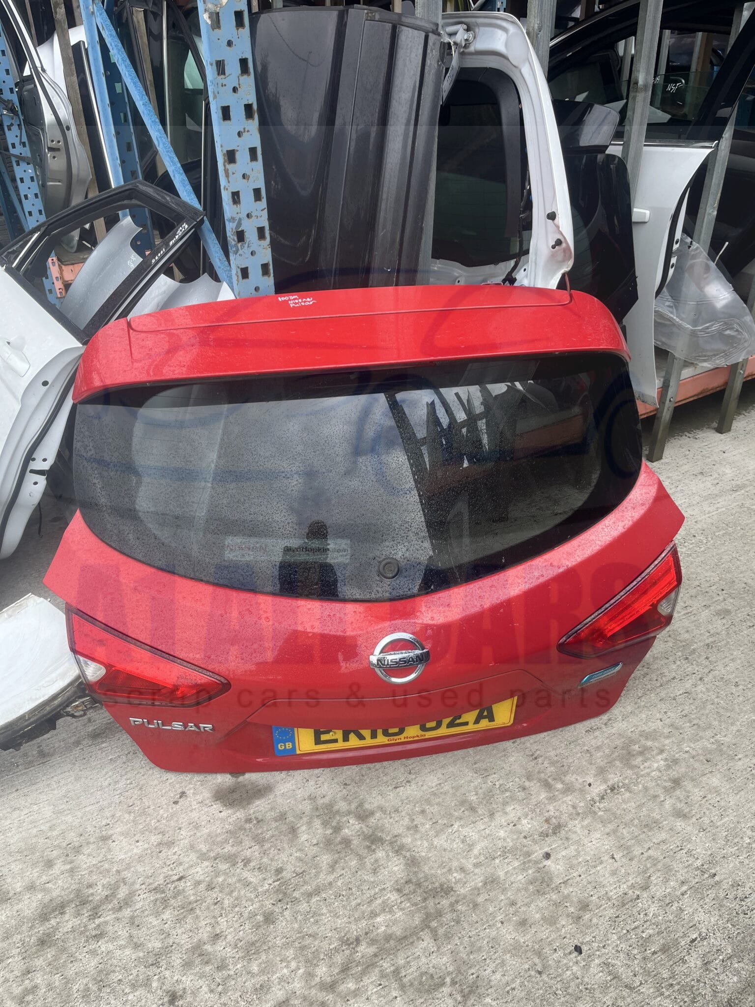 Nissan Pulsar 2013-2018 5 Door Hatchback Tailgate – Red Z10 Colour Code ( Call Office For Delivery Quote )