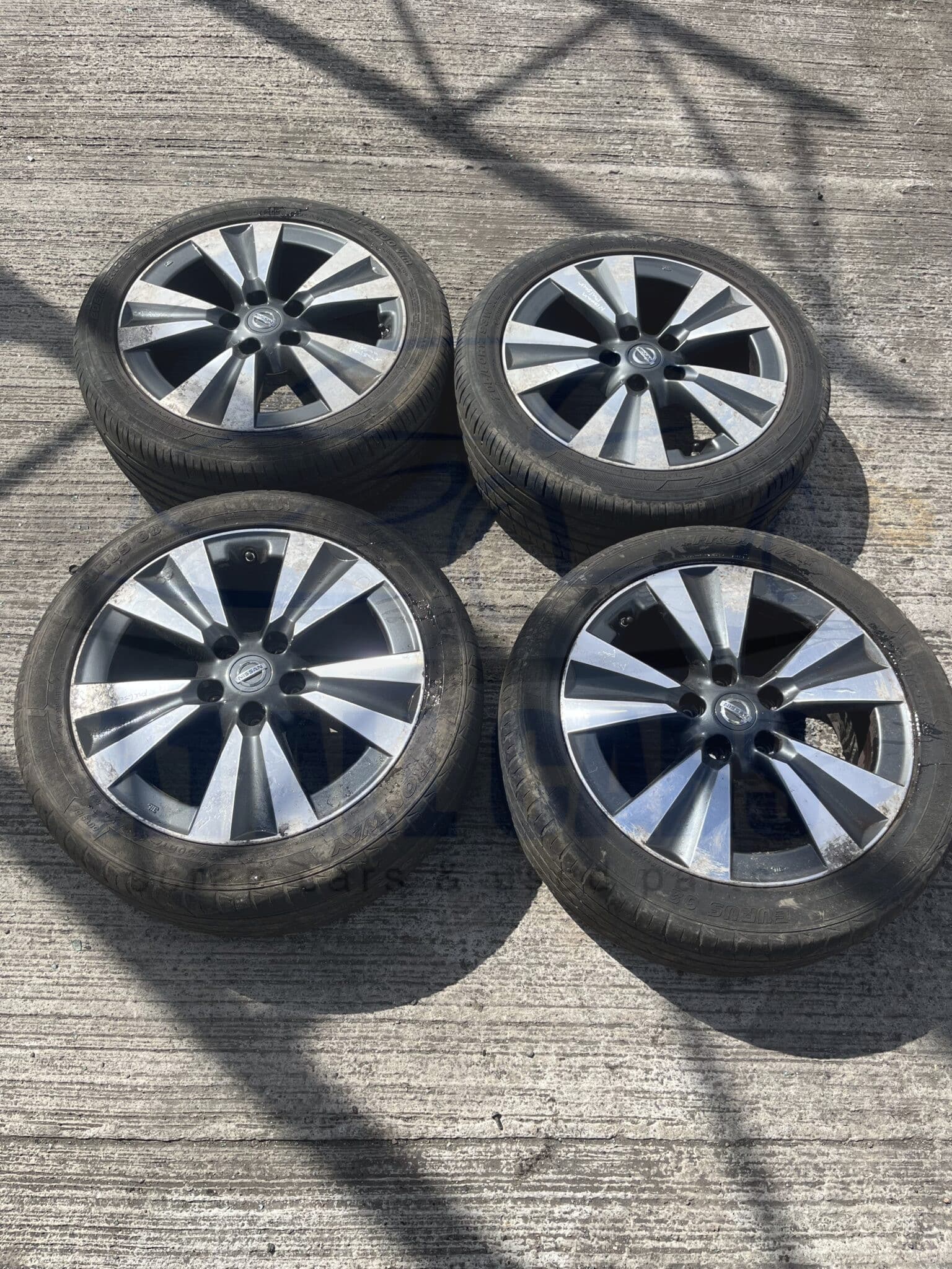 Nissan Pulsar 2013-2018 Full Set Of 17″ Alloy Wheels And Tyres – 205/50/17